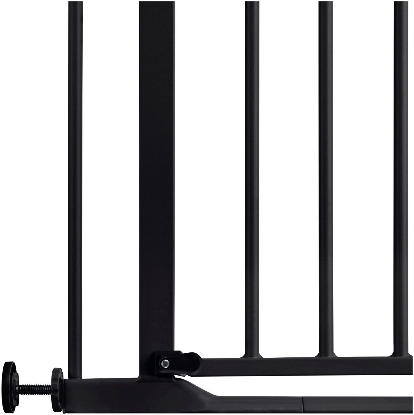 Hauck Traphek Clear Step 2, Black ook als traphekje te gebruiken, 75-80 cm, vlakke doorgang