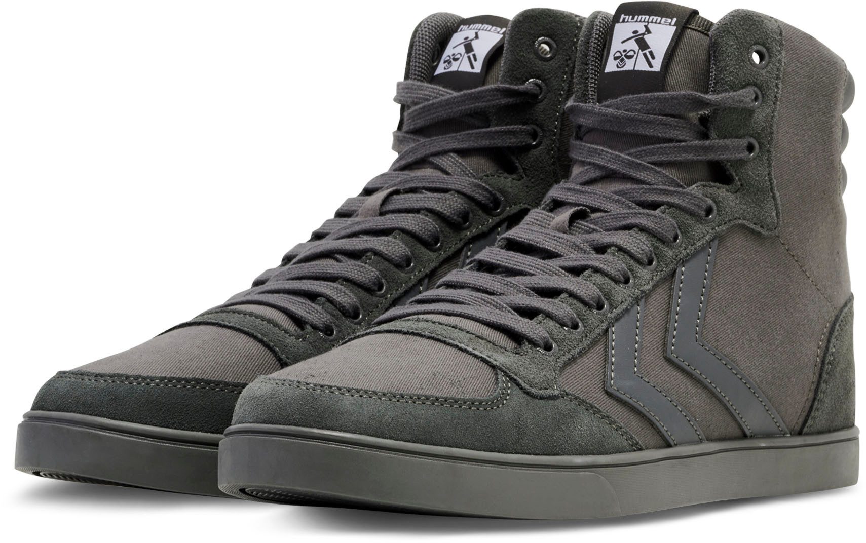 hummel Sneakers SLIMMER STADIL TONAL HIGH jongens hoge sneakers maat 39 grijs