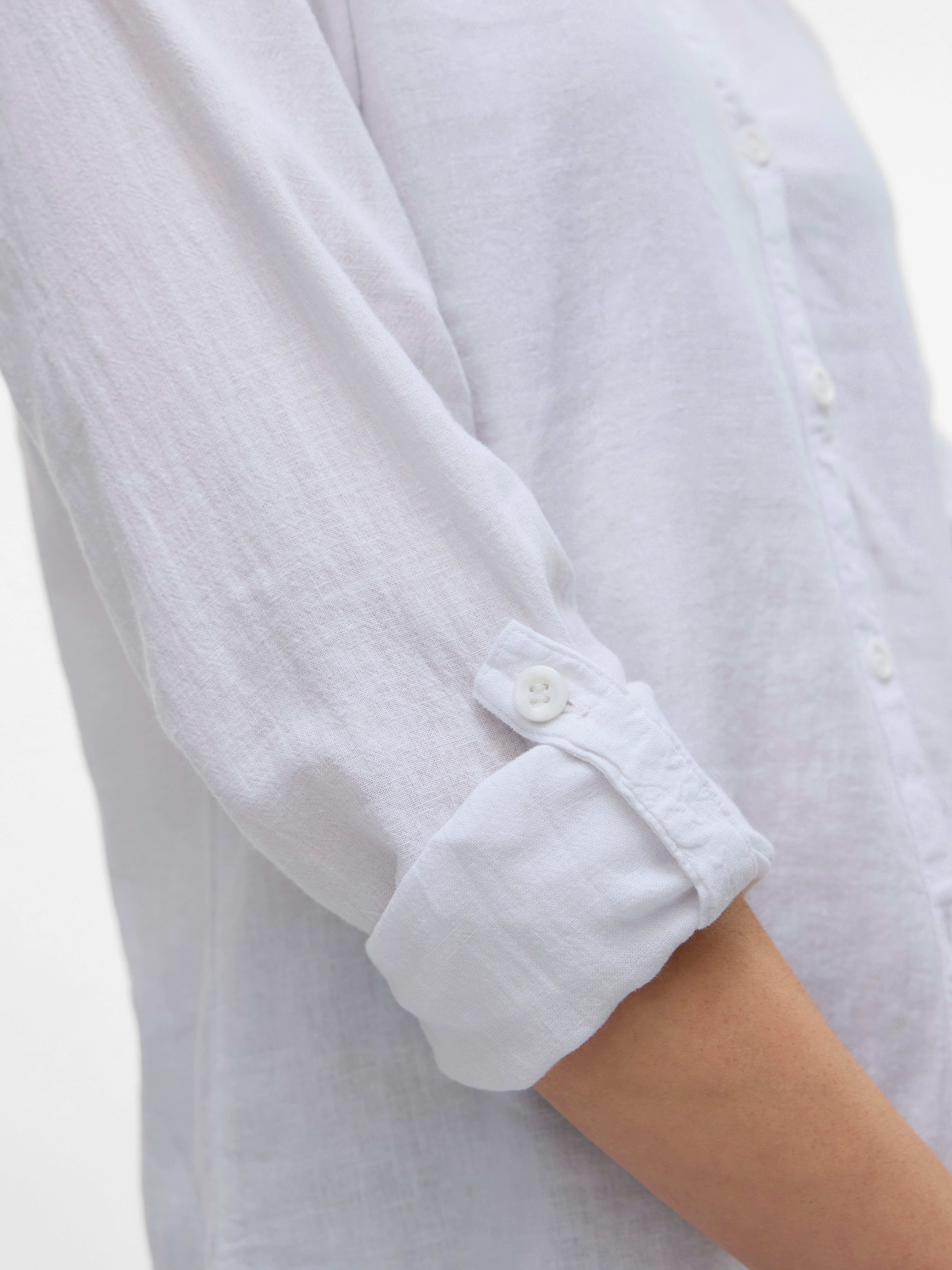 Vero Moda Blouse met lange mouwen VMLINN LS V-NECK SHIRT WVN NOOS