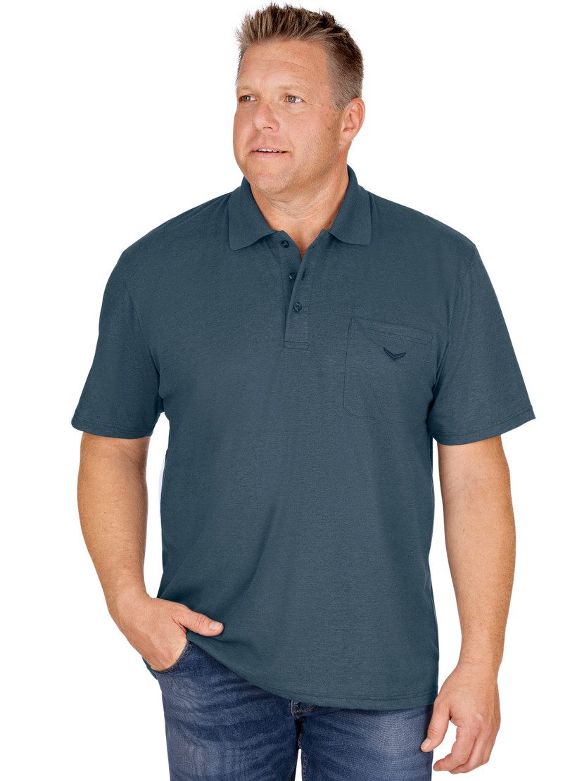 Trigema Poloshirt TRIGEMA Poloshirt (1-delig)