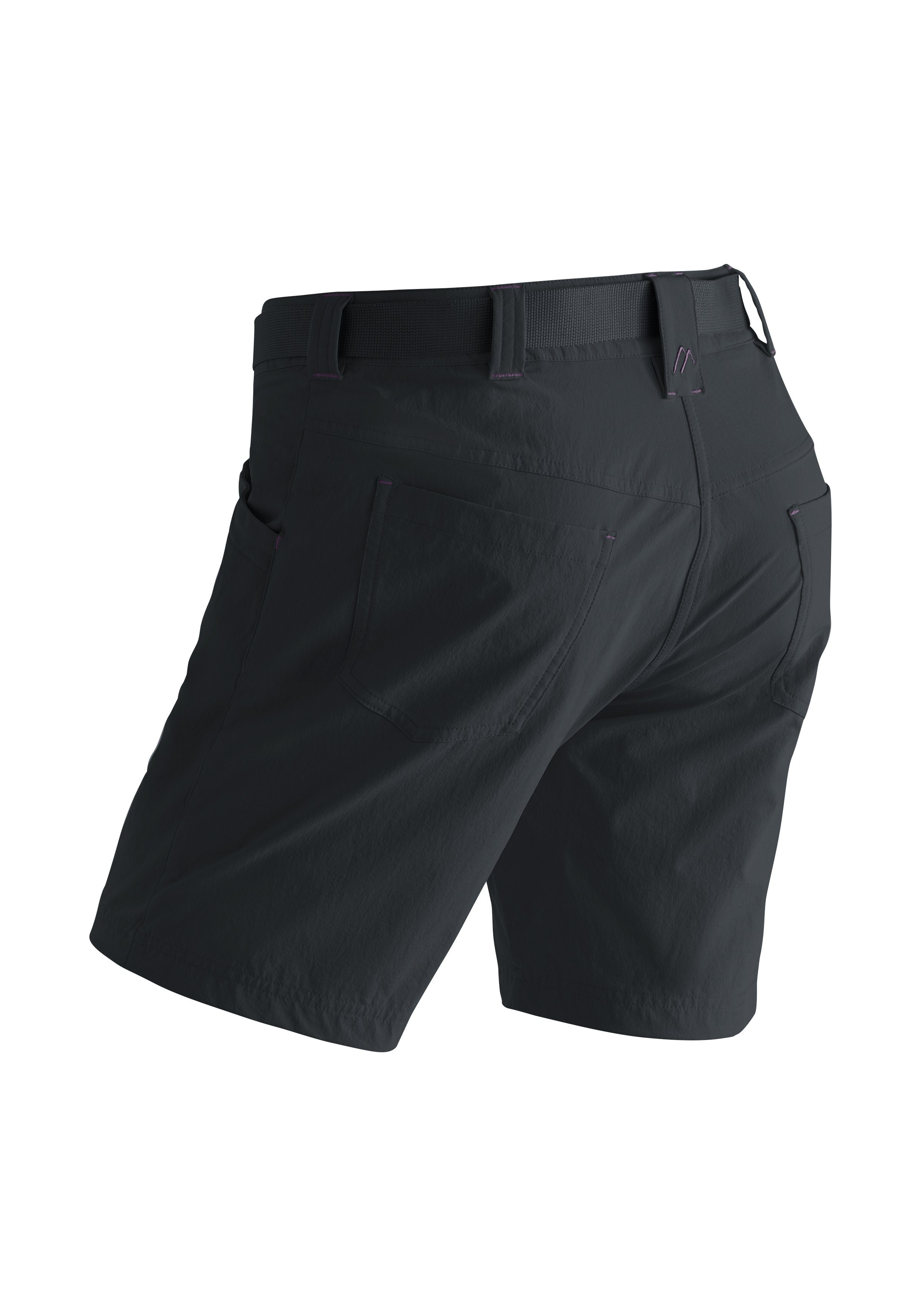 Maier Sports Functionele short Lulaka Shorts Dames shorts, korte wandelbroek, outdoorbroek met 4 zakken, regular fit