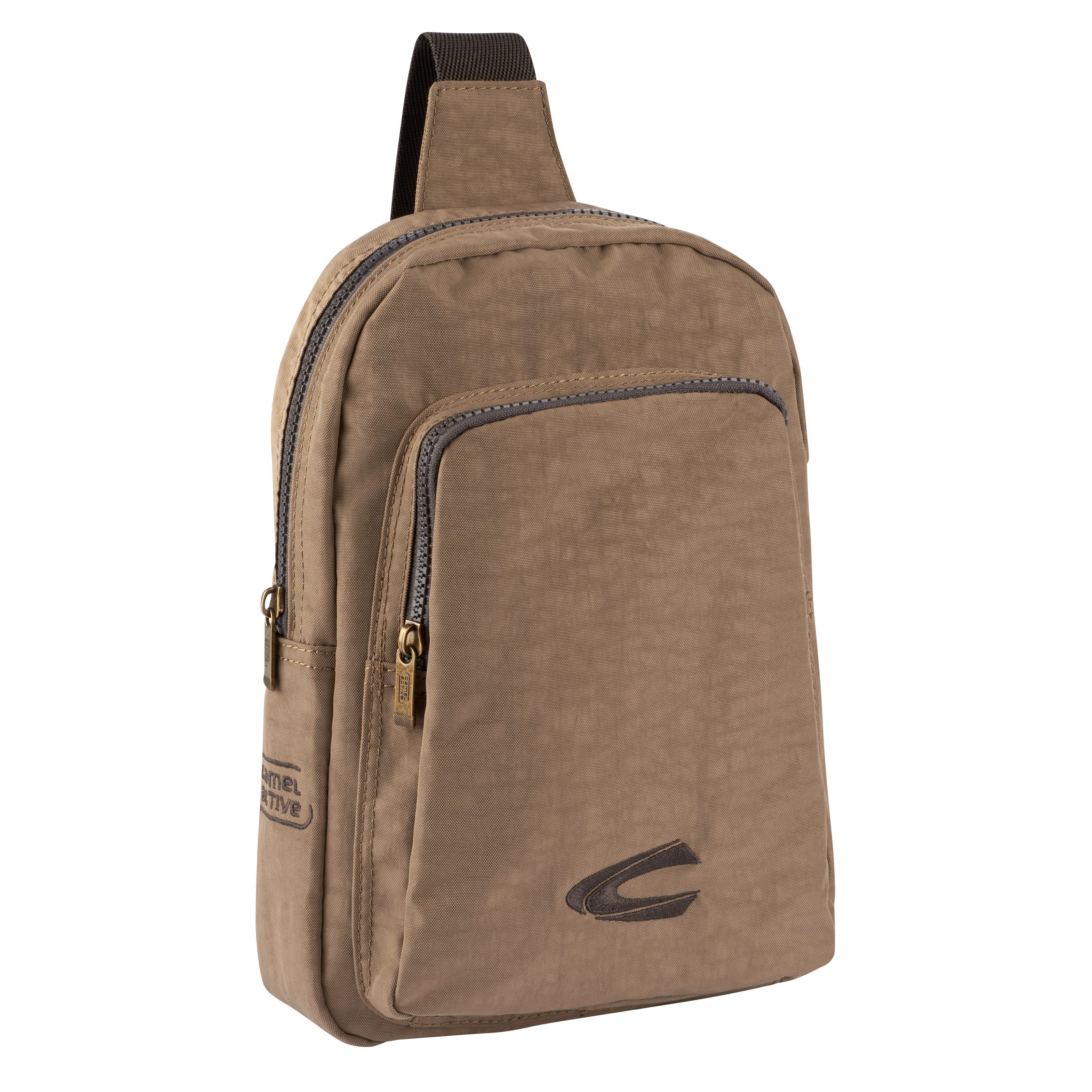 Camel active Rugzak Journey van licht robuust nylon, functioneel perfect voor alle levensomstandigheden