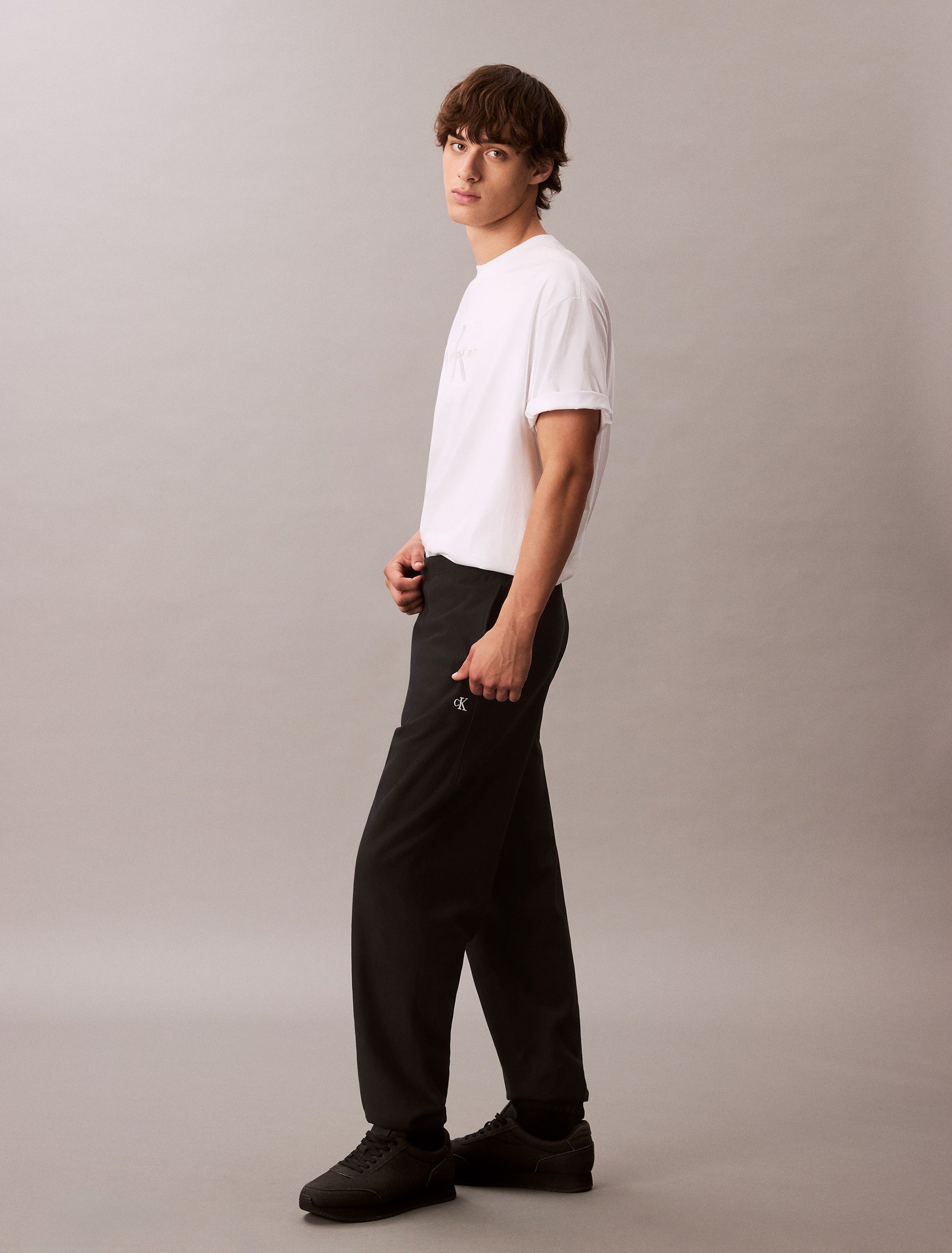 Calvin Klein Sweatbroek PREMIUM TERRY MONOGRAM JOGGER
