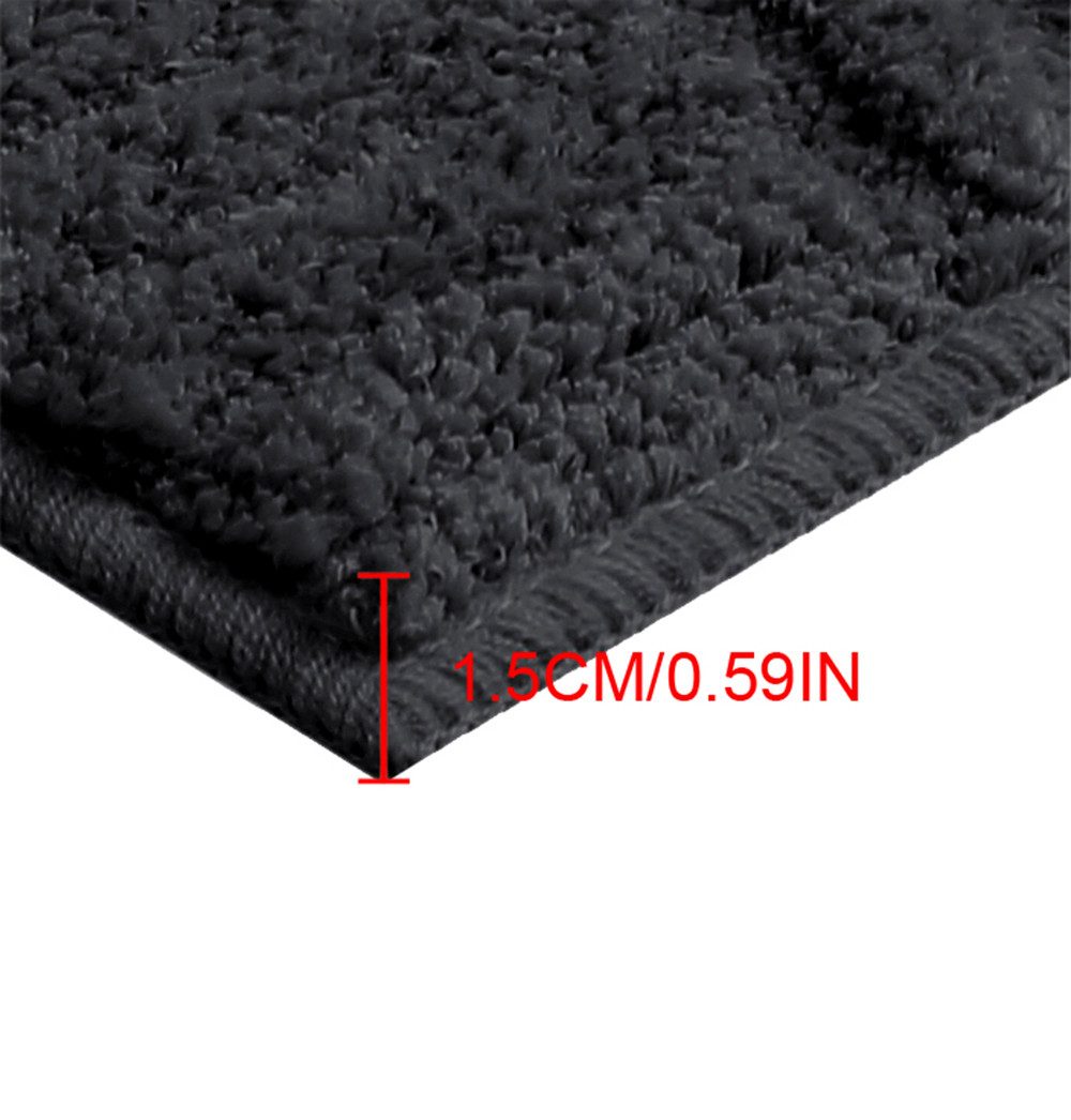my home Badmat Ognon, Scandi, Boho, modern patroon Badkleed, uni-kleuren, hoog-laag effect (1 stuk)