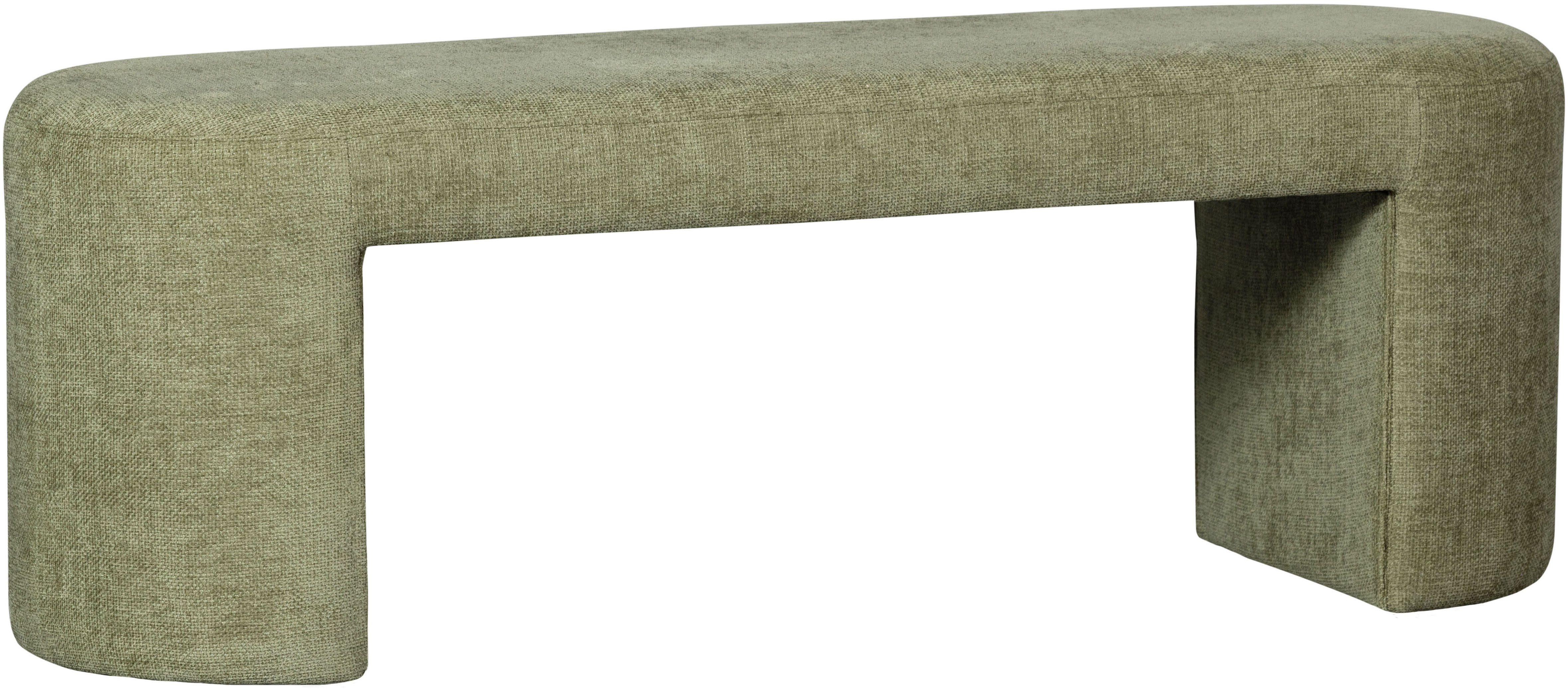 WOOOD Bank Jacob gevoerd en zonder rugleuning, breedte 130 cm