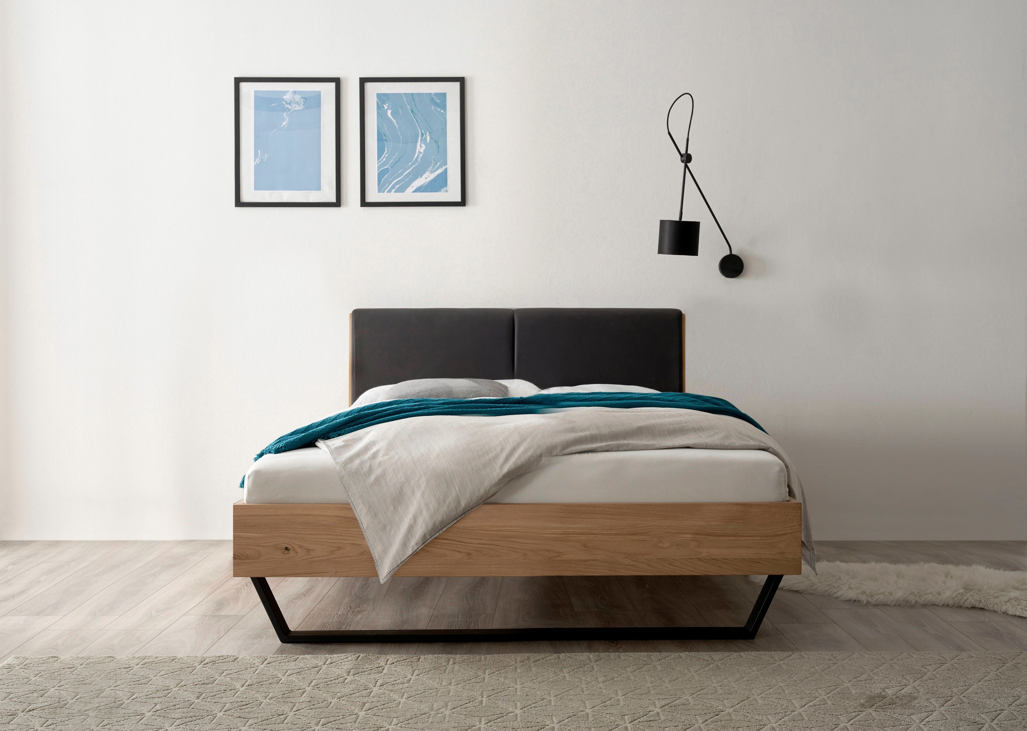 Schlafkontor Massief houten ledikant Keke Massief eiken naar keuze in 180 x 200 cm of 140 x 200 cm