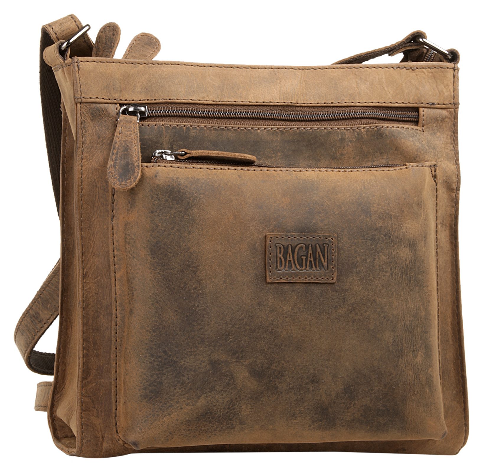 Bagan Schoudertas echt leder