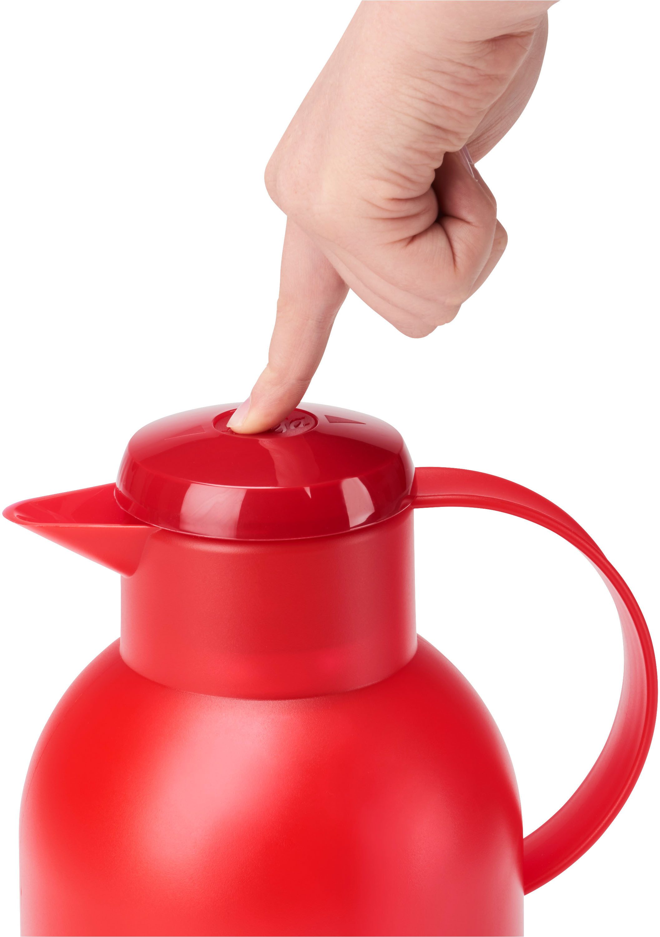 Emsa Thermoskan Samba XXL-model, tijdloos design, eenvoudige drukknop, 24u koud, 12u warm