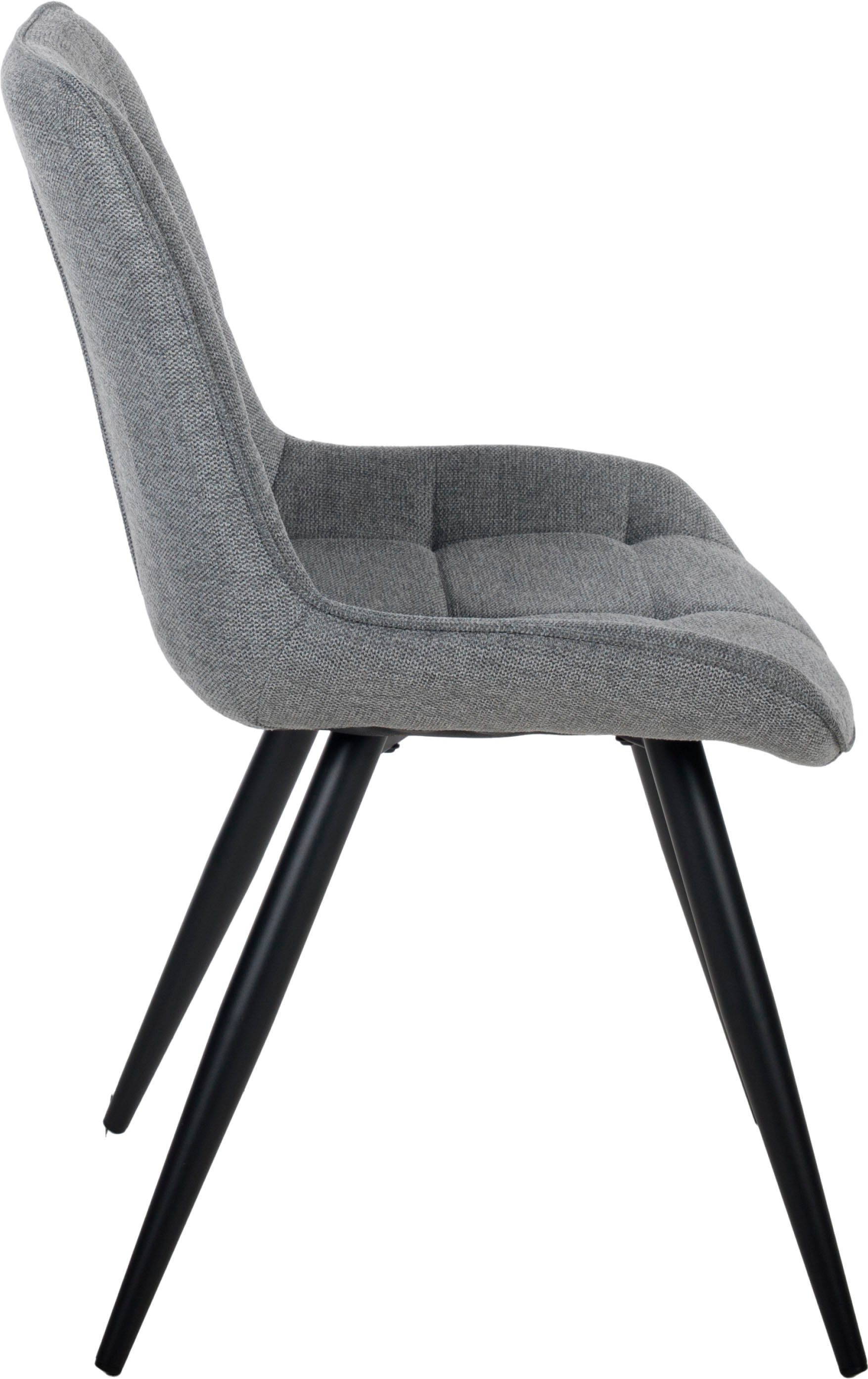 Duo Collection Eetkamerstoel Iris eetkamerstoel, set van 4 robuuste bekleding, gestikte bekleding, tot 110 kg belastbaar (set, 4 stuks)