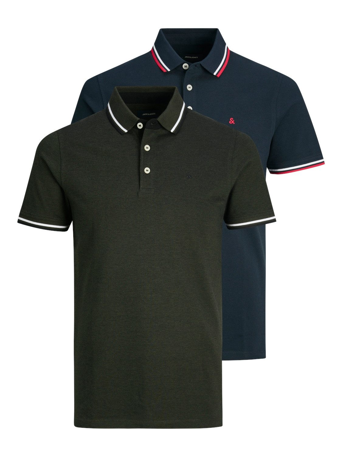 Jack & Jones Poloshirt PAULOS POLO 2PK (2-delig, Set van 2)