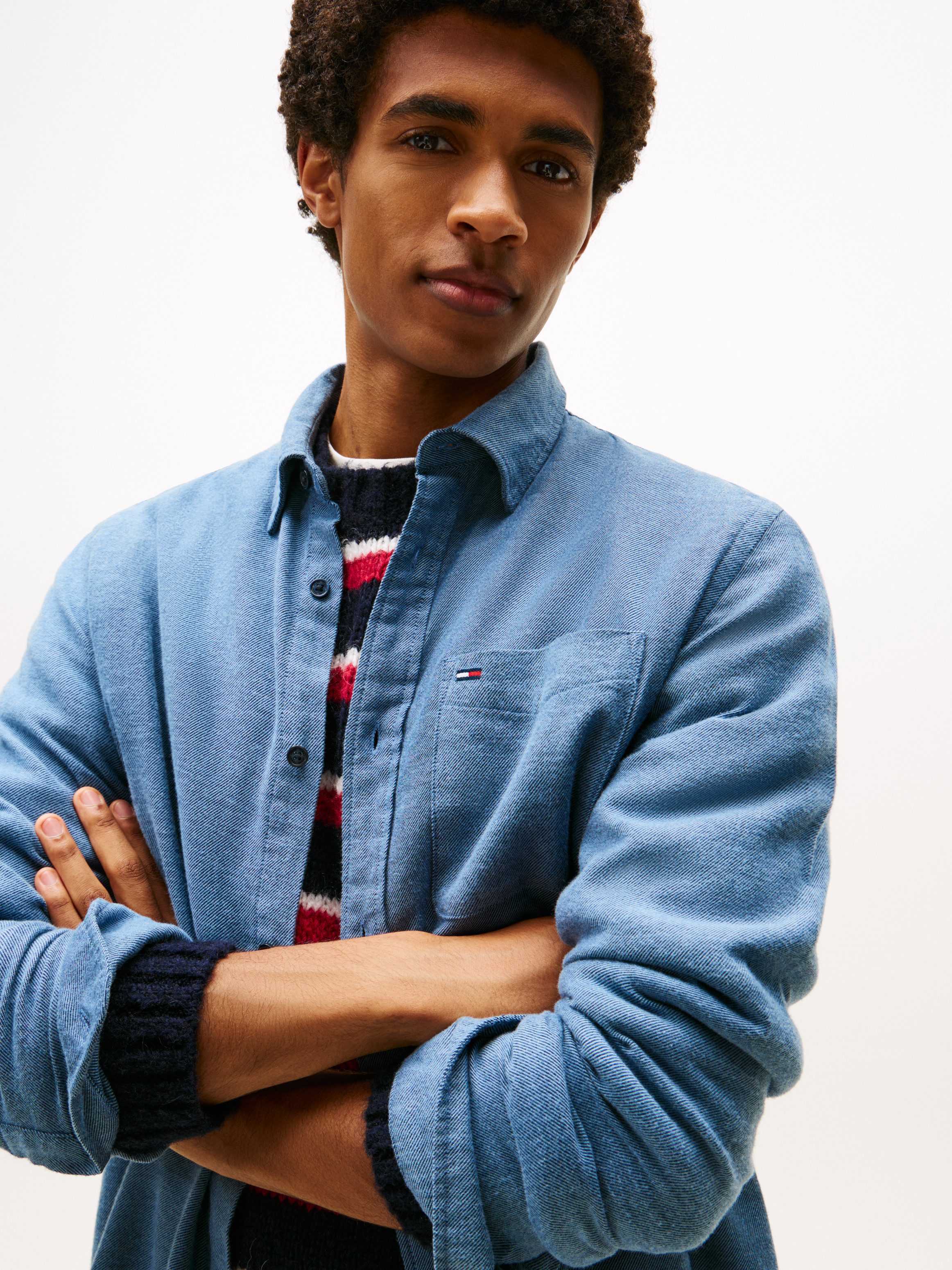 TOMMY JEANS Flanellen overhemd TJM FLANNEL