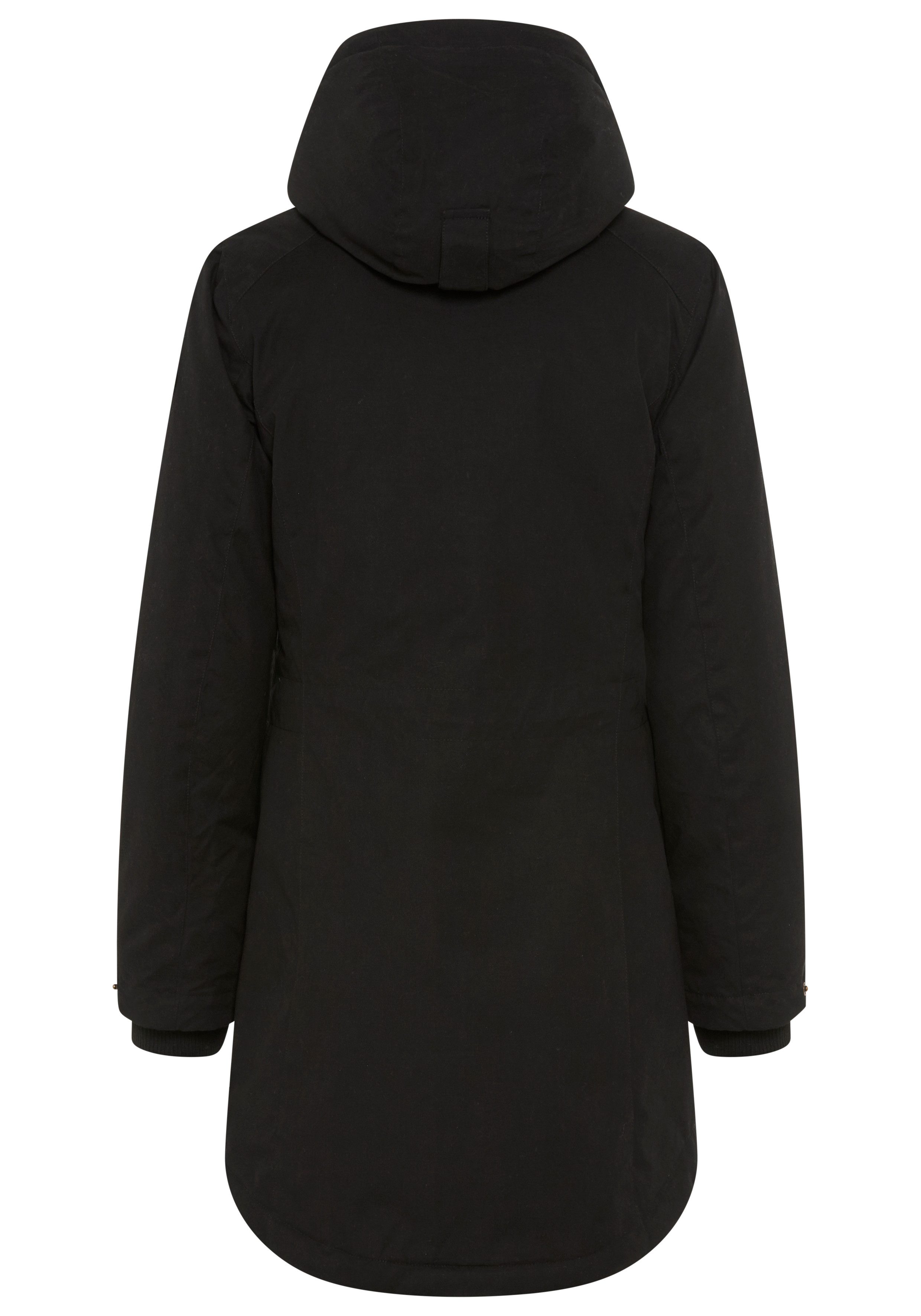KangaROOS Parka met teddy imitatiebont gevoerd, winterjas