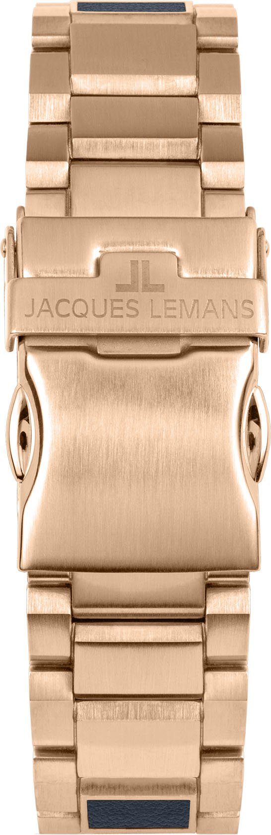 Jacques Lemans Solarhorloge Eco Power Solar Apple, 1-2115H Horloge, herenhorloge, datum, tot 10 bar waterdicht, roestvrijstalen band