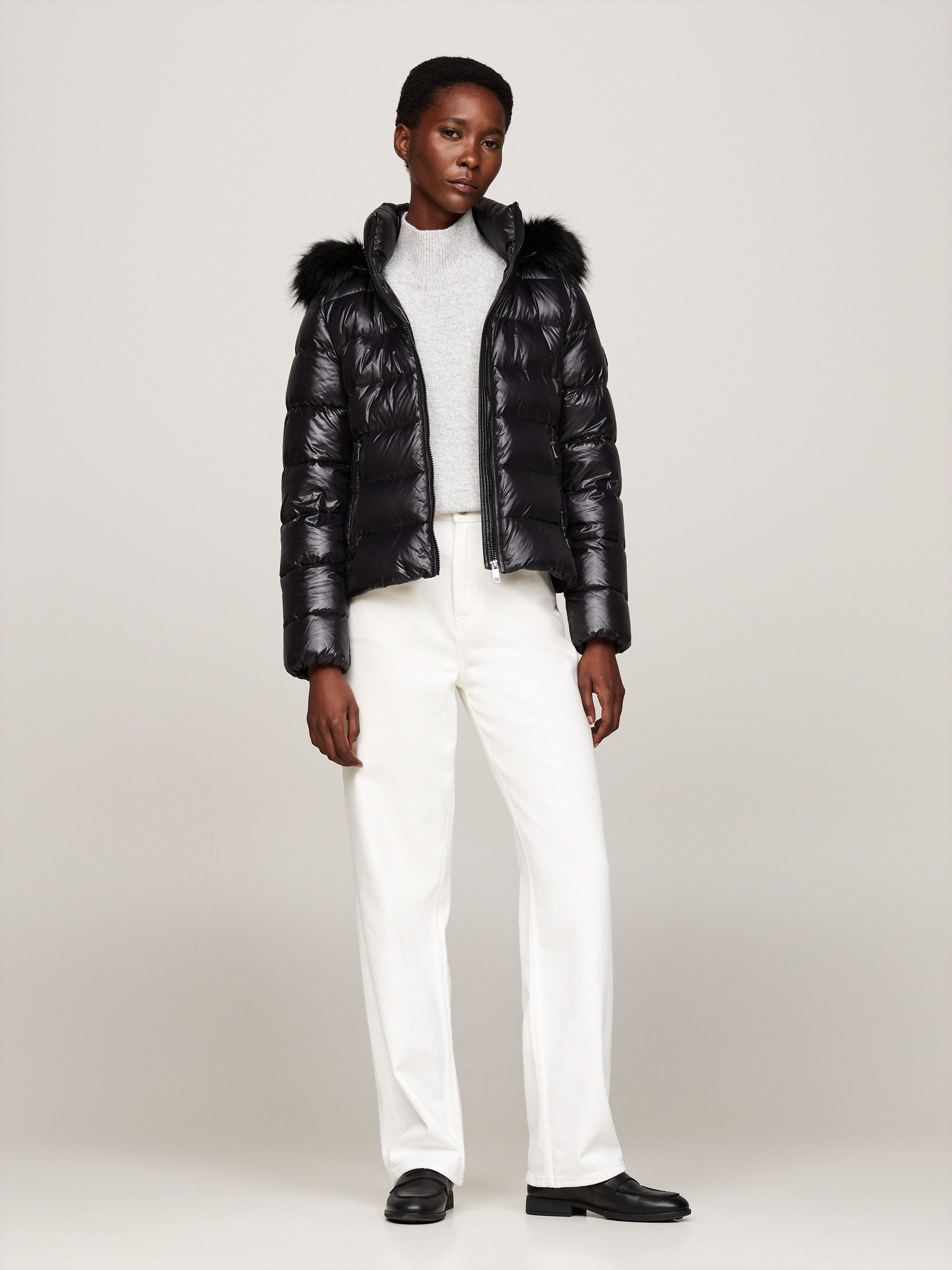 Tommy Hilfiger Gewatteerde jas met gestempeld logo