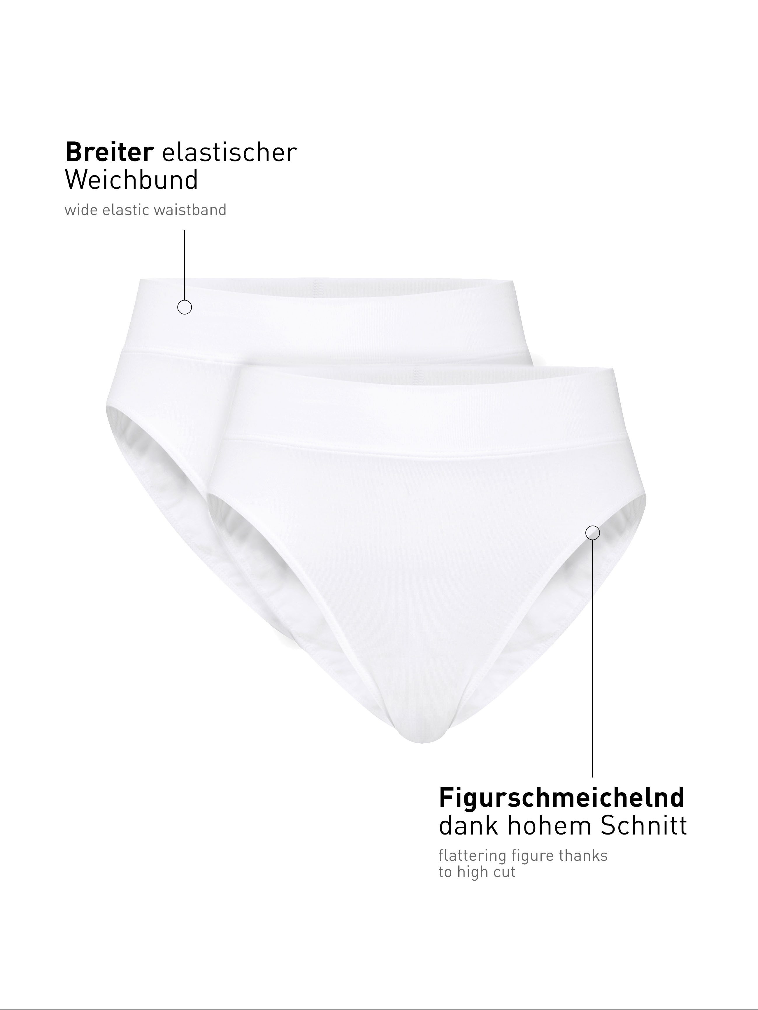 CALIDA Slip Elastic Duopack met brede zachte band (Set van 2)