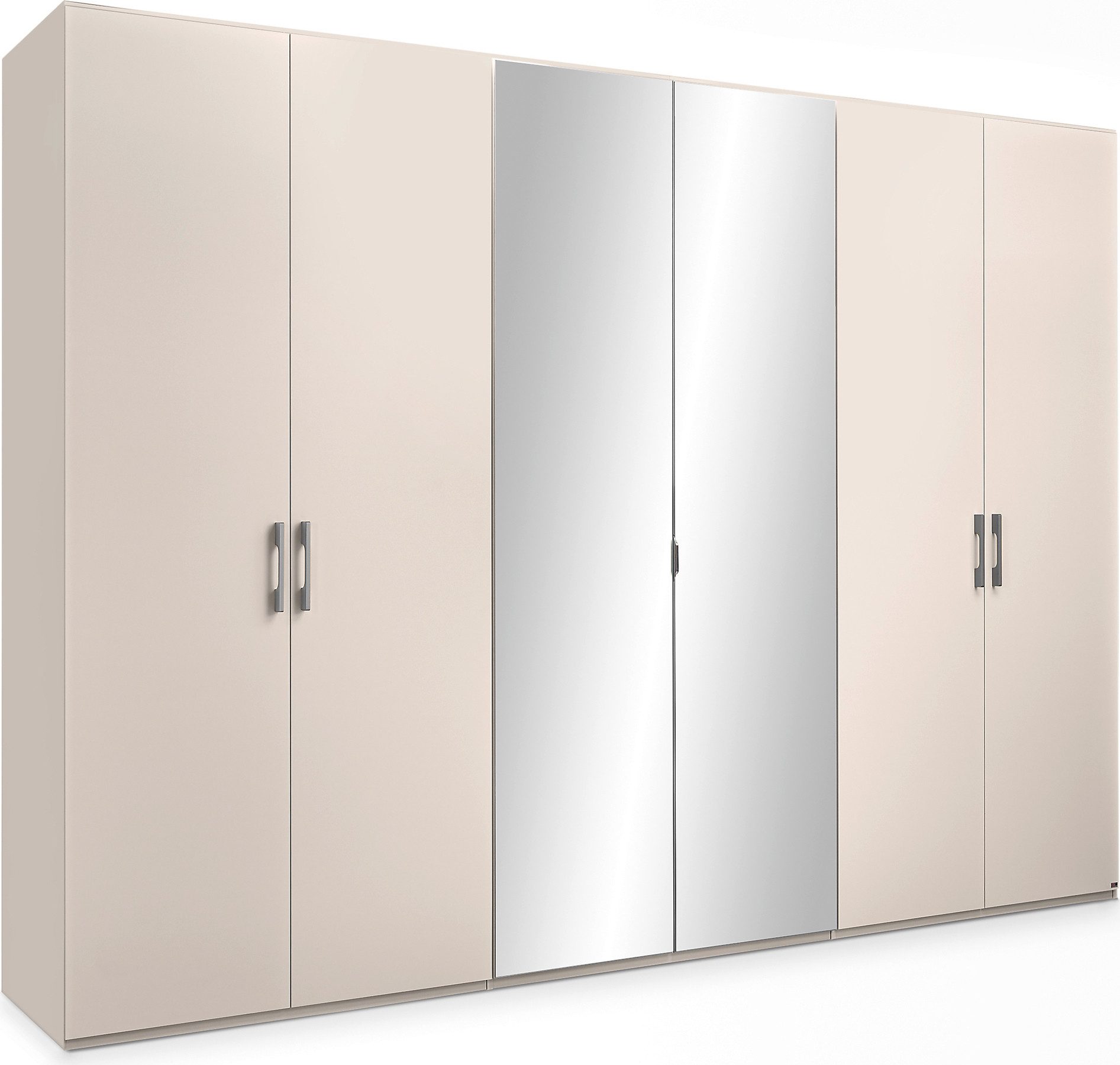 set one by Musterring Draaideurkast Henderson met spiegel, in 2 breedten, inclusief planken en garderobestangen kledingkasten maat 301 cm x 223 cm x