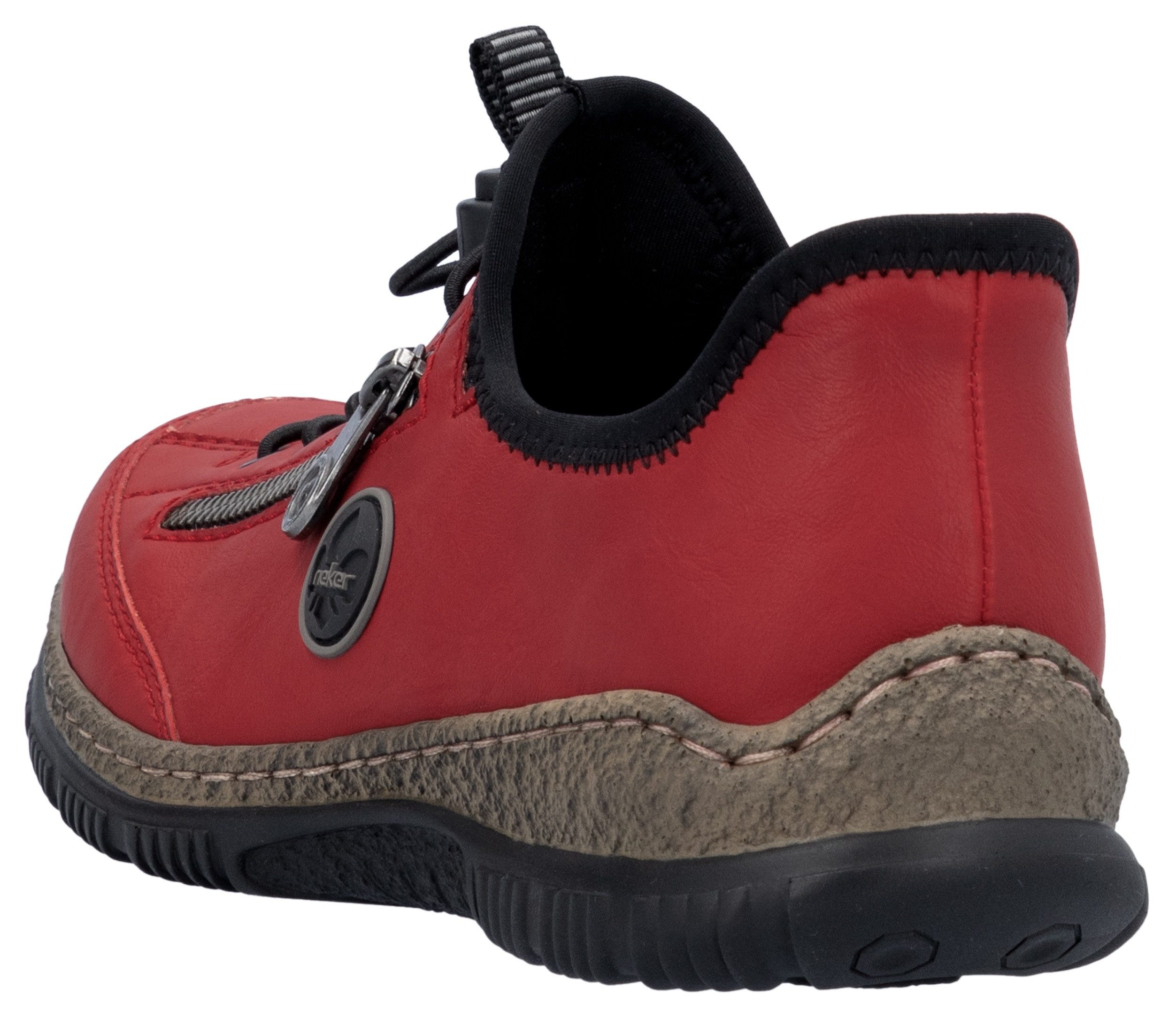 Rieker Slip-on sneakers Ready2GO , instapschoen, vrijetijdsschoen, lage schoen met memosoft-uitrusting