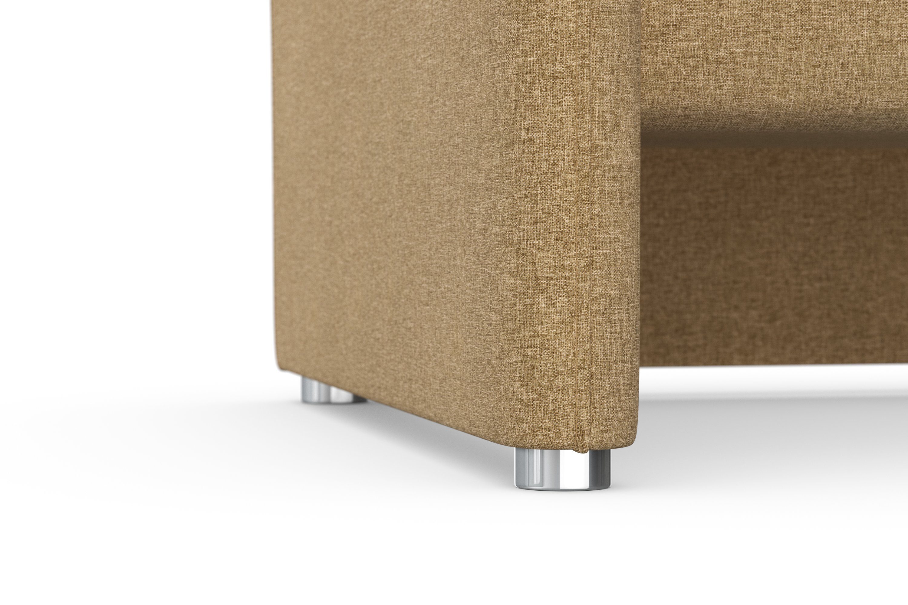 DOMO collection 2-zitsbank Pina met binnenvering, breedte 199 cm