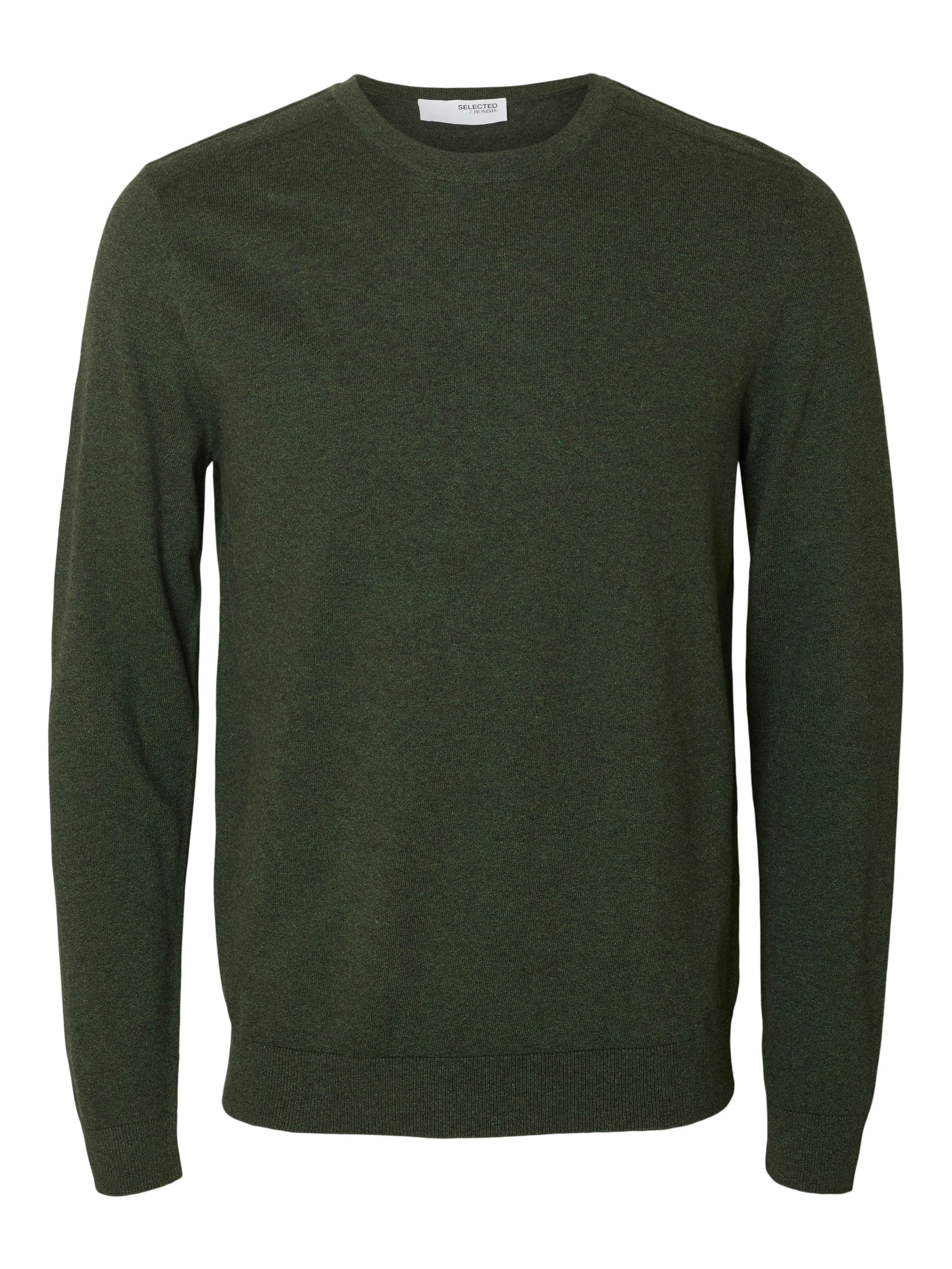 SELECTED HOMME Gebreide trui SLHBERG CREW NECK NOOS