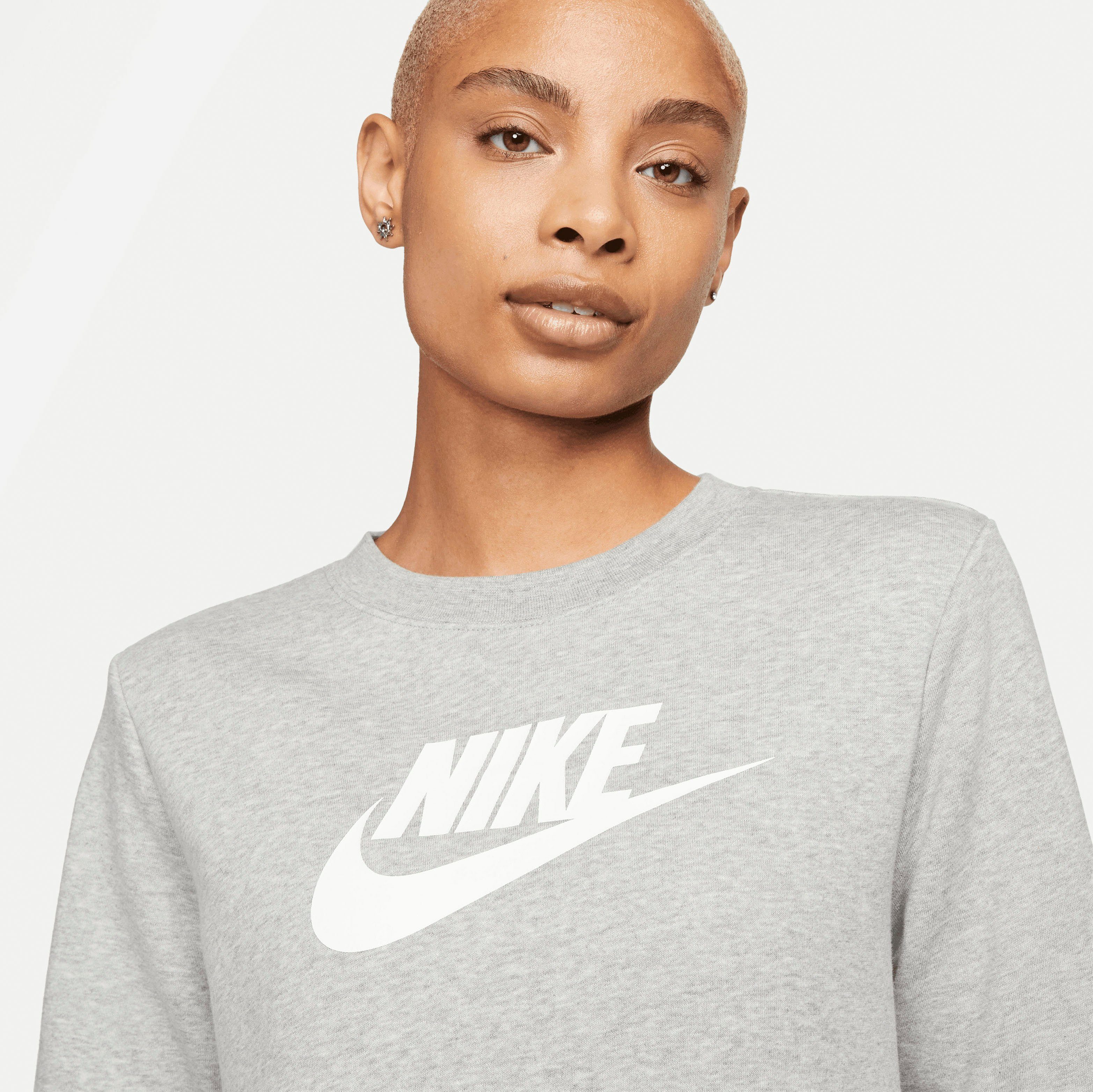 Nike Sportswear Sweatshirt Club Fleece Women's Logo Crew-Neck Sweatshirt