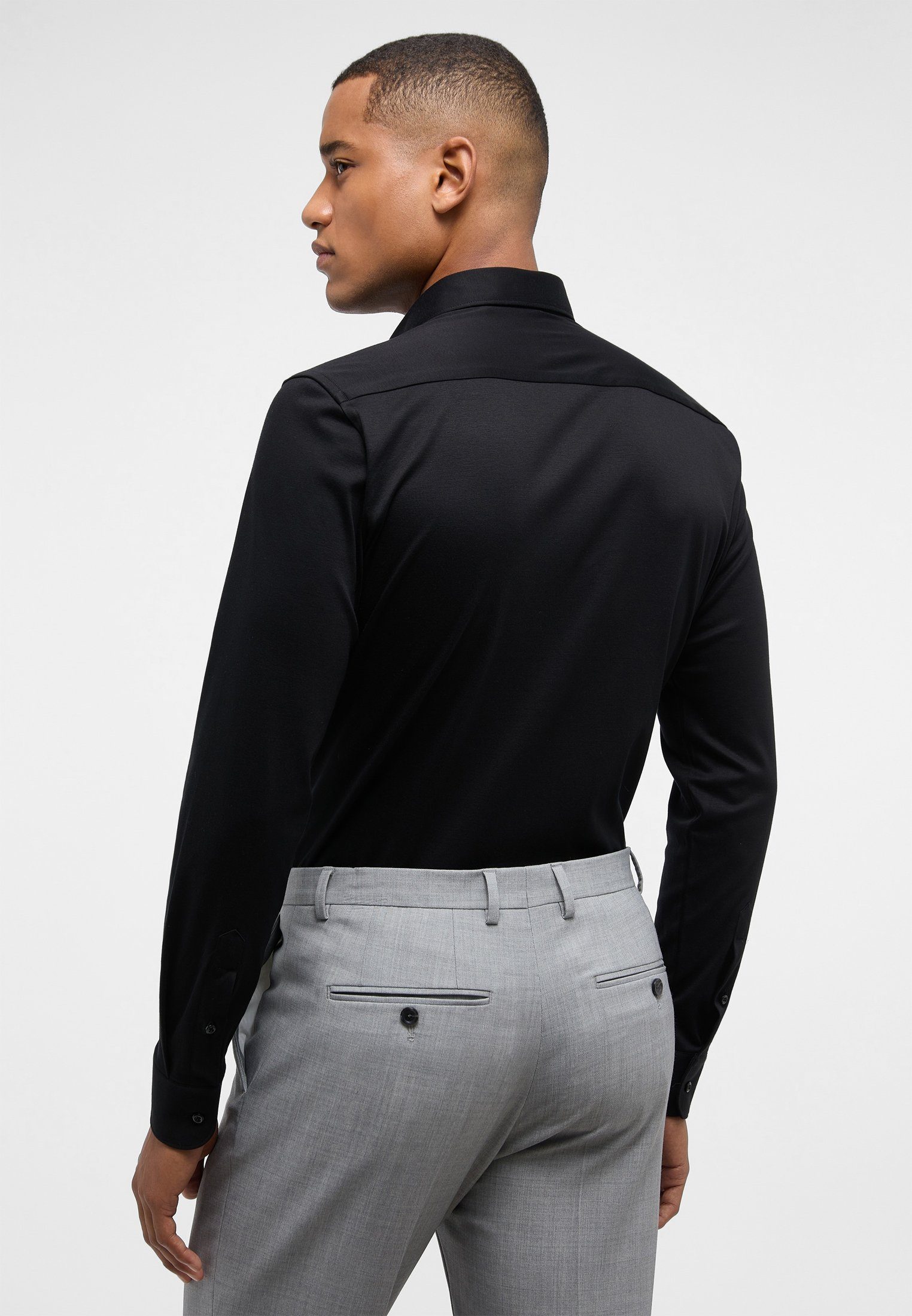 Eterna Overhemd met lange mouwen Slim fit NON IRON (strijkvrij)