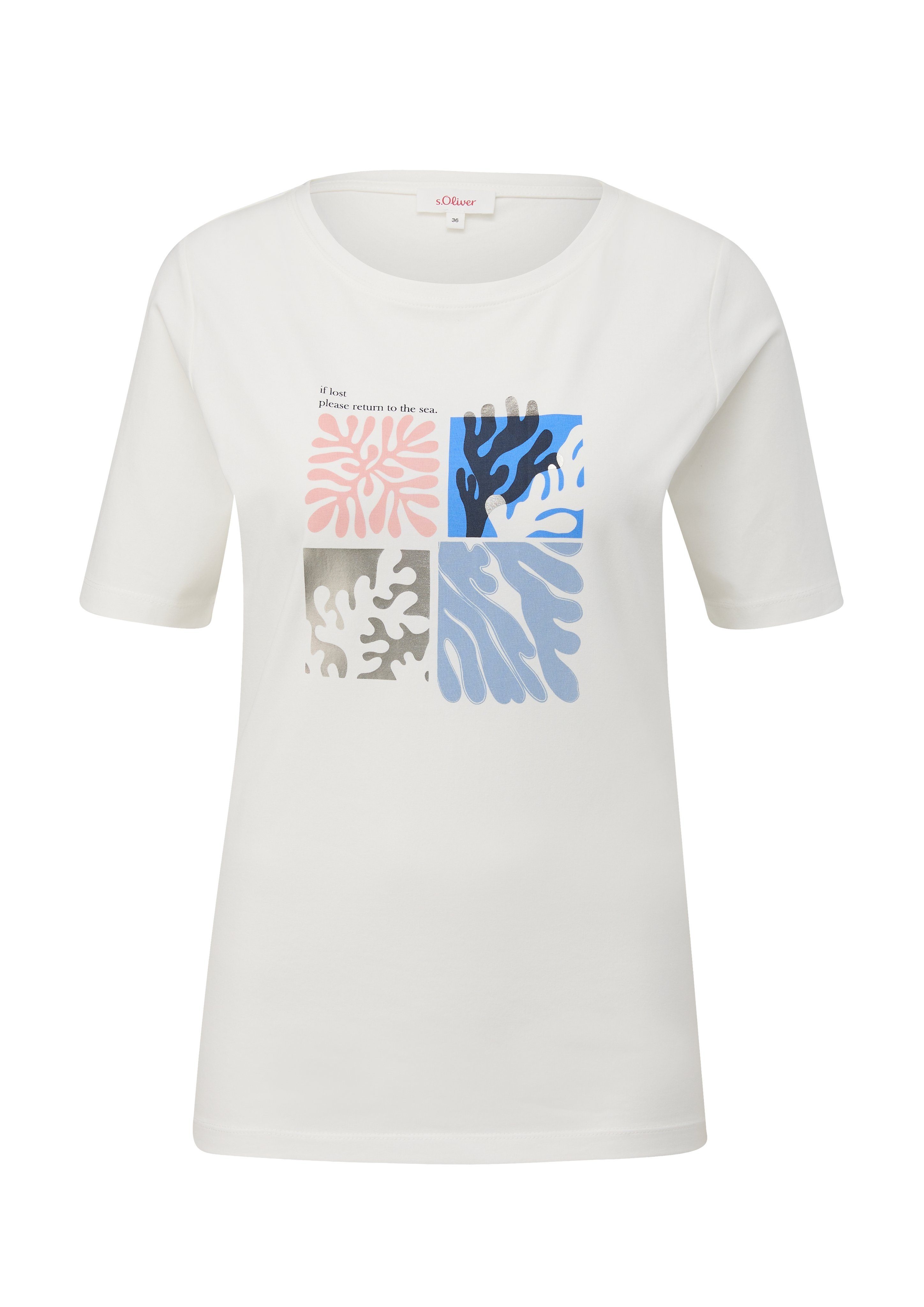 s.Oliver T-shirt met frontprint