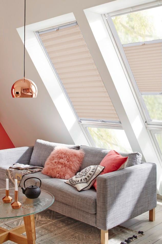 sunlines Plissé-vouwgordijn voor dakramen StartUp Style Crush (1 stuk)