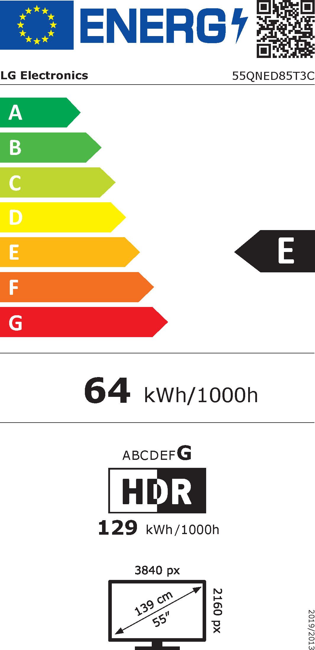 LG QNED-tv 55QNED85T3C, 139 cm / 55", 4K Ultra HD, Smart TV