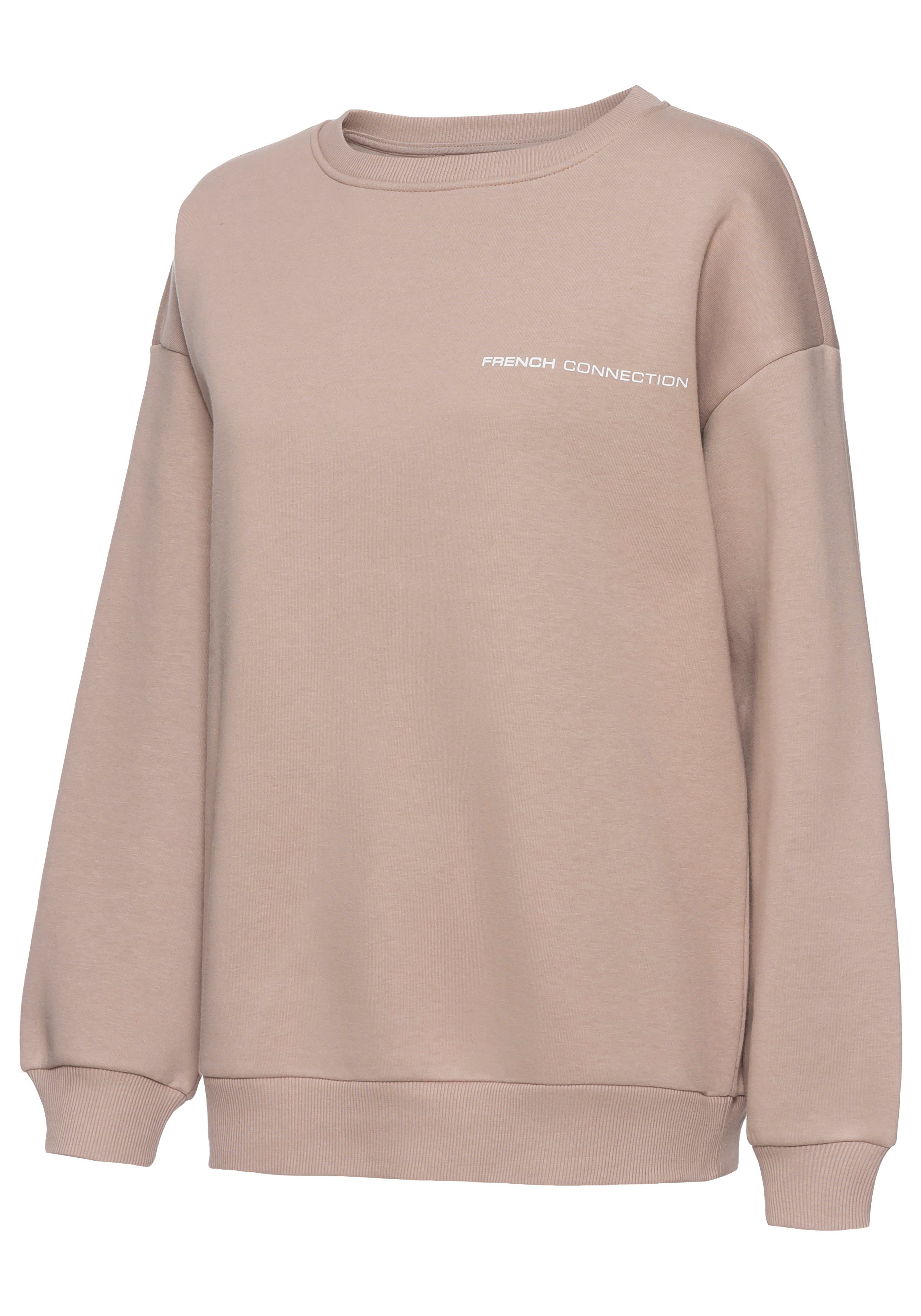 French Connection Sweatshirt met grote logoprint op de rug