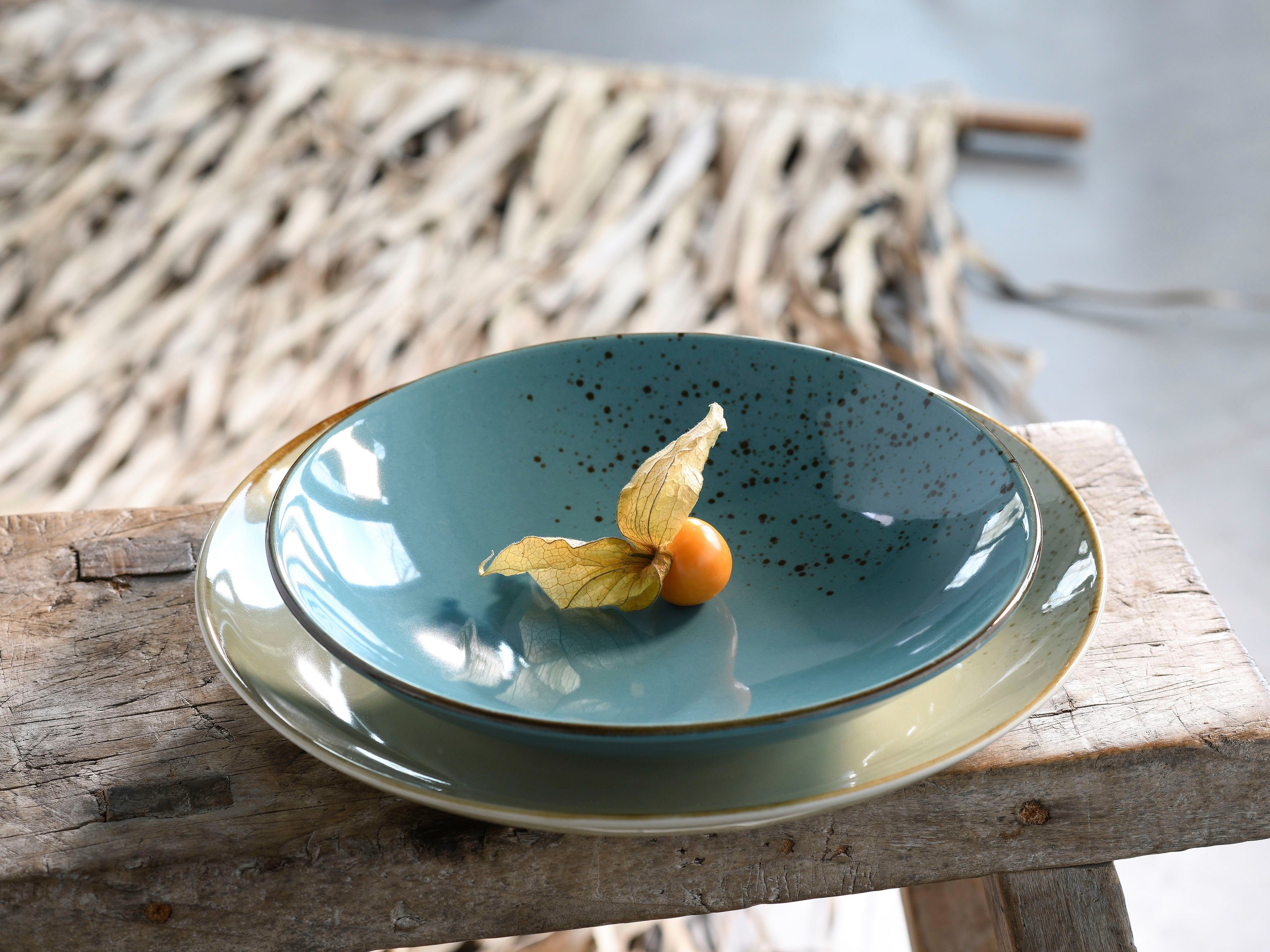 CreaTable Eetservies Servies-set NATURE COLLECTION Servies, 12 delen, voor 4 personen (set, 12-delig)