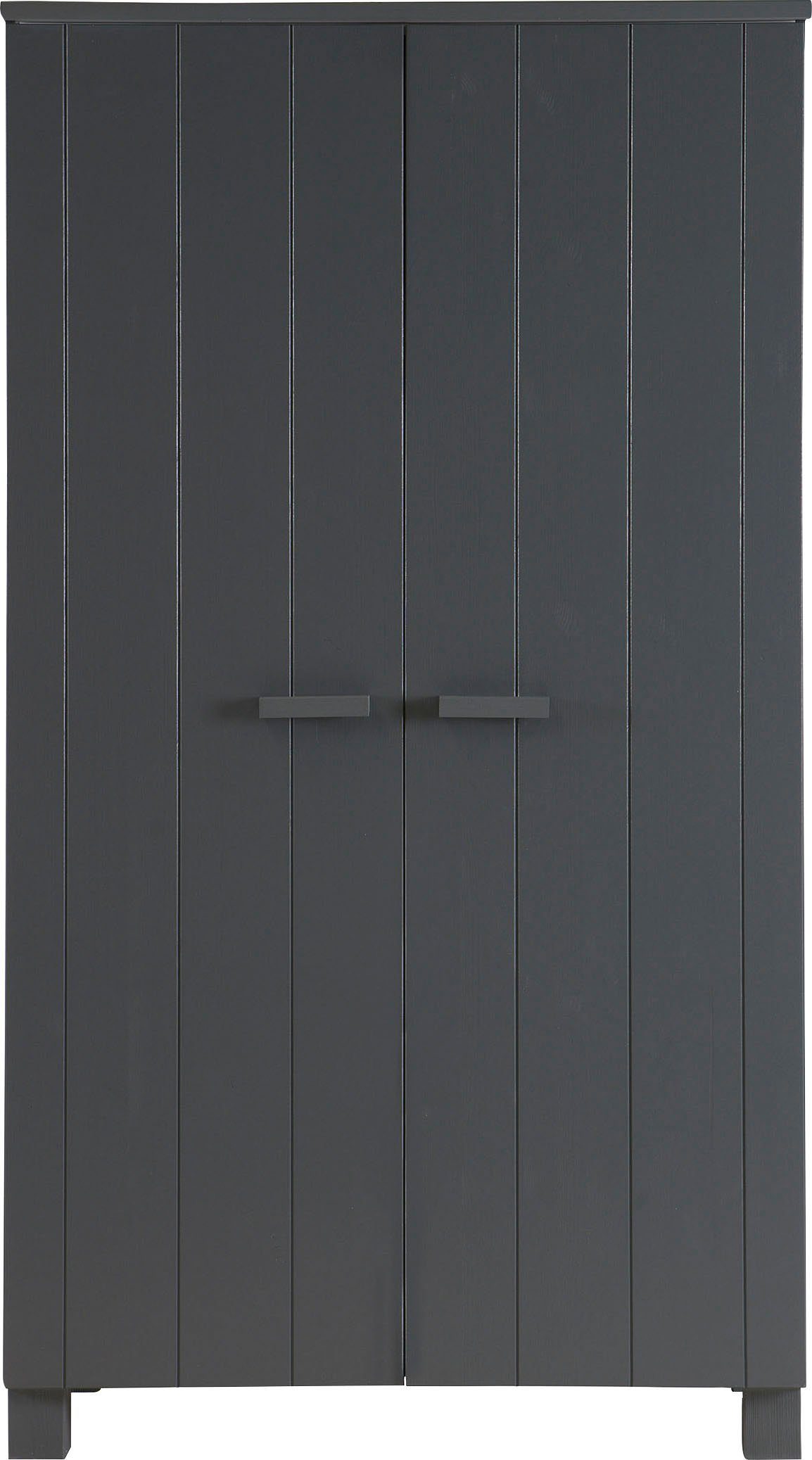 WOOOD Kledingkast Dennis met kledingstang, veel opbergruimte, b 111 cm x h 202 cm