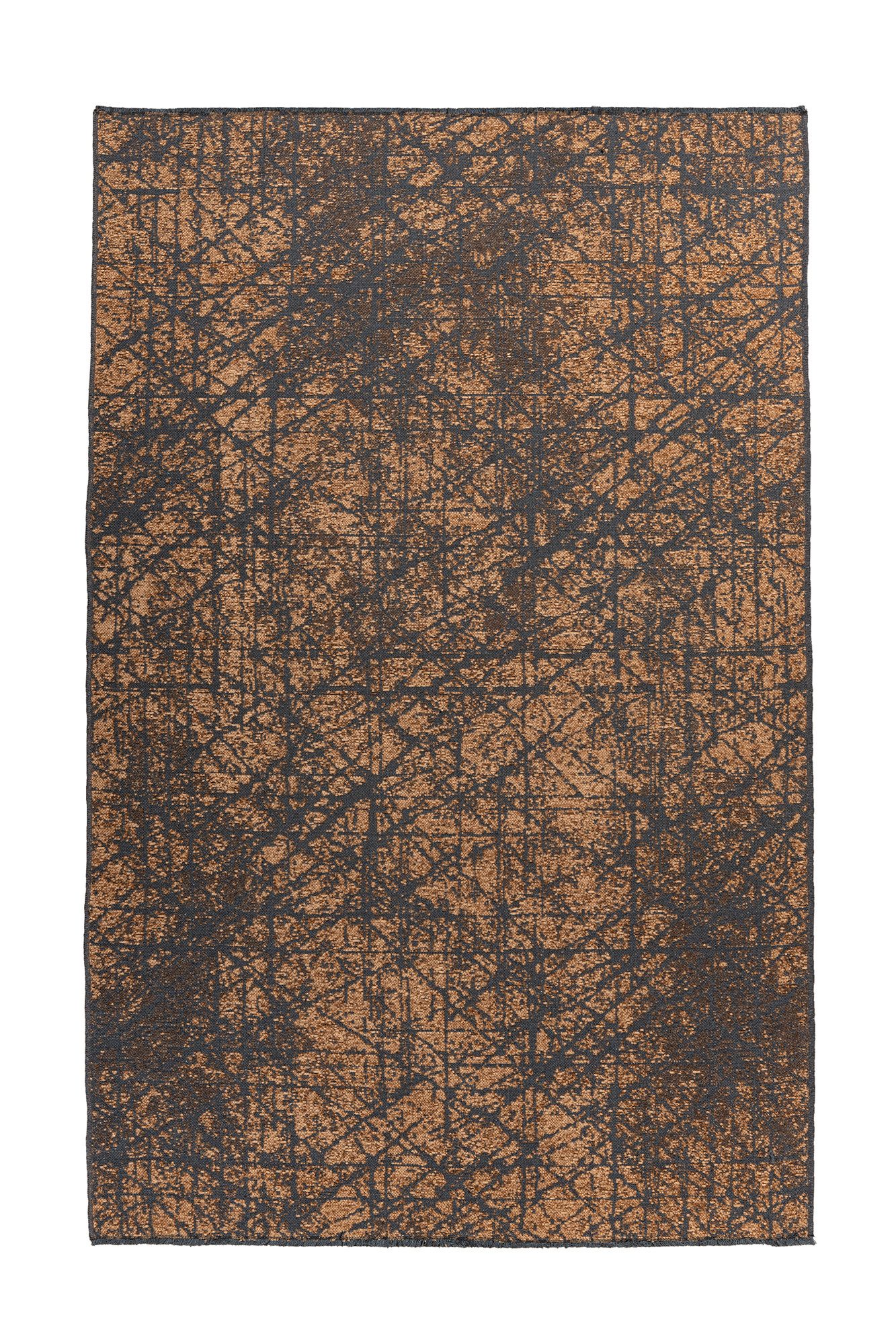 Kayoom Vloerkleed Kalea 225 Vlakweefsel tapijt met reliëfontwerp, used-look, moderne kleuren