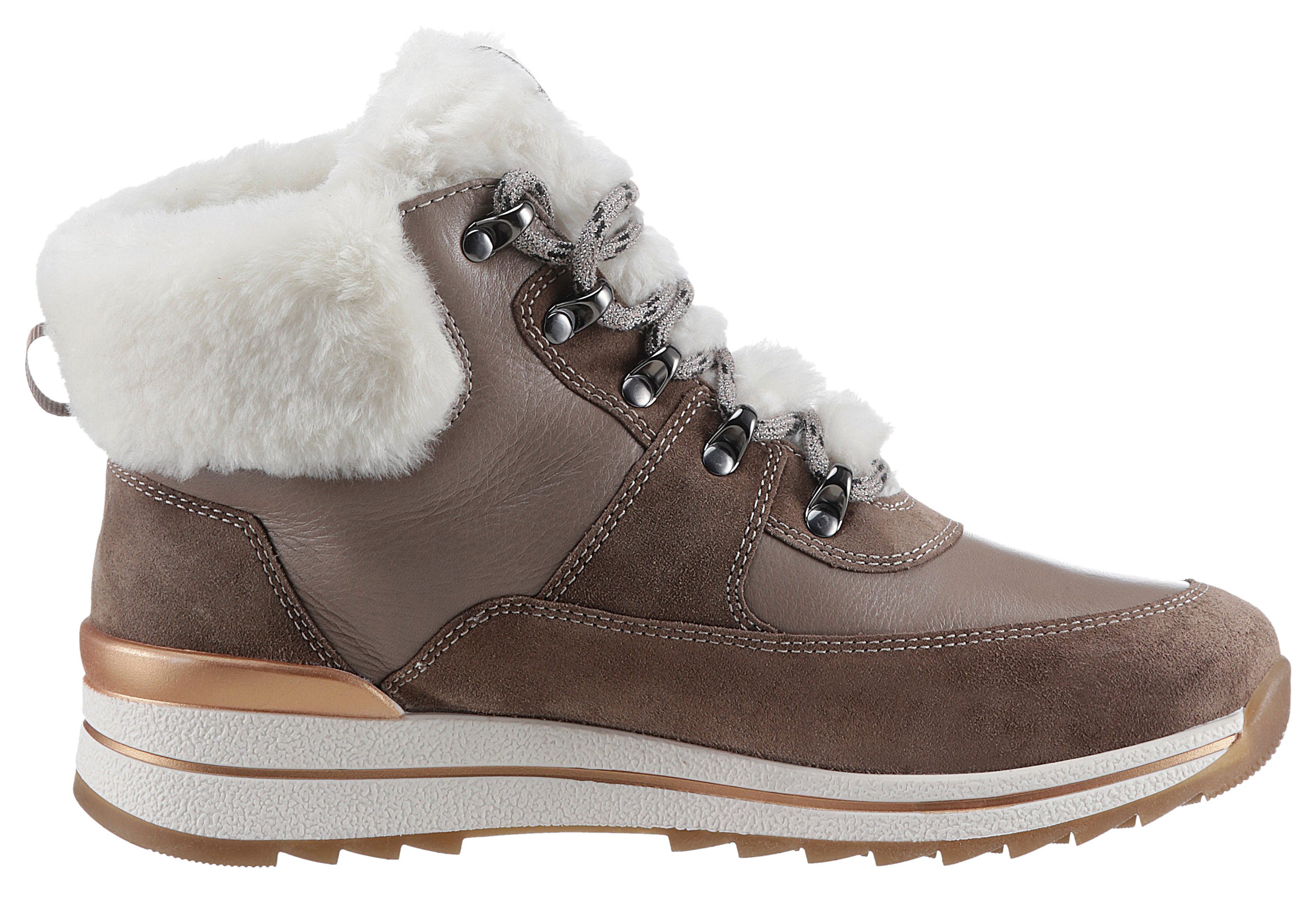 Ara Winterlaarzen OSAKA , veterschoenen, winterenkellaars in comfortbreedte h = zeer breed
