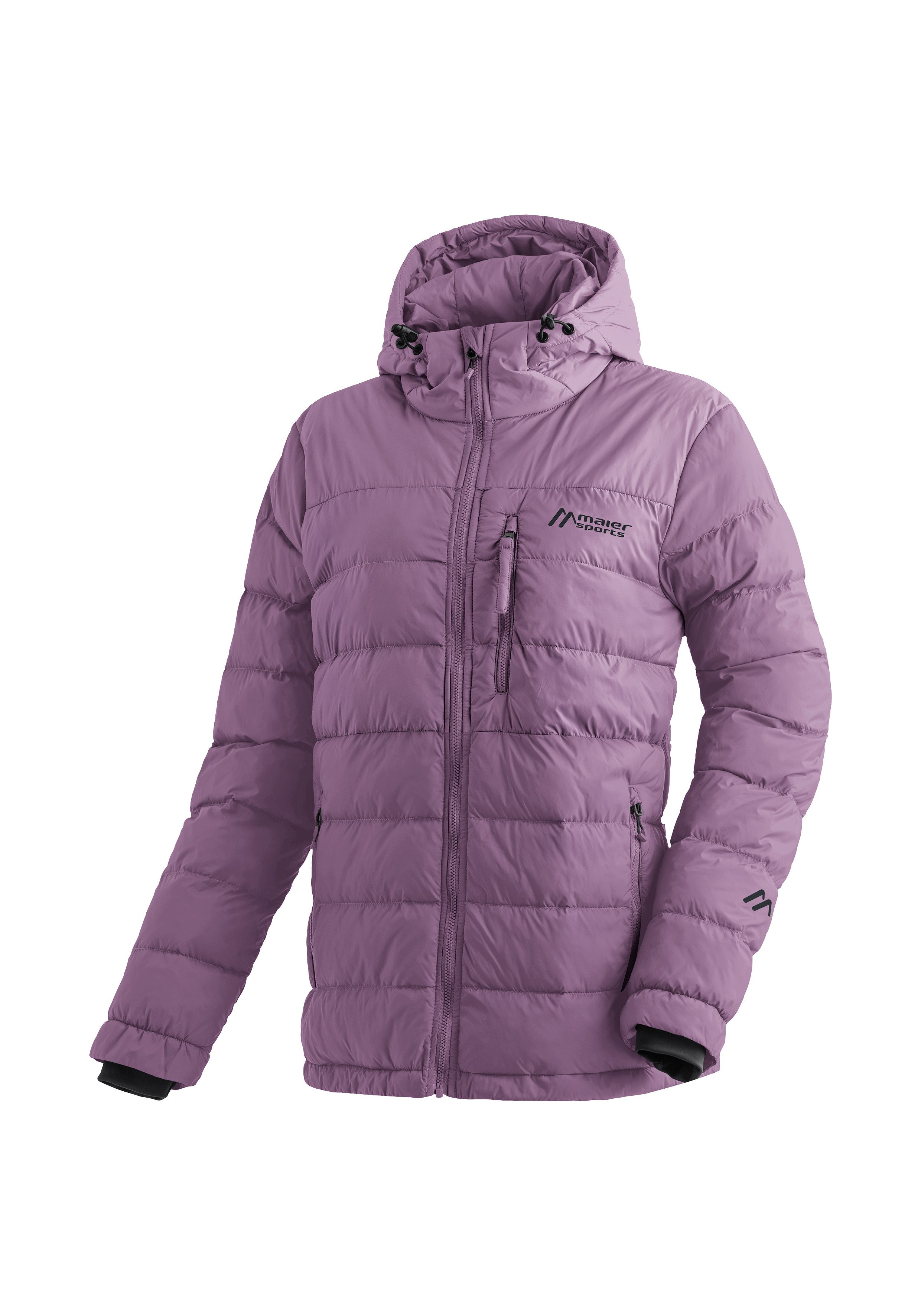 Maier Sports Functioneel jack Lomnica W Dames outdoorjas Primaloft-jas met ritszakken en capuchon