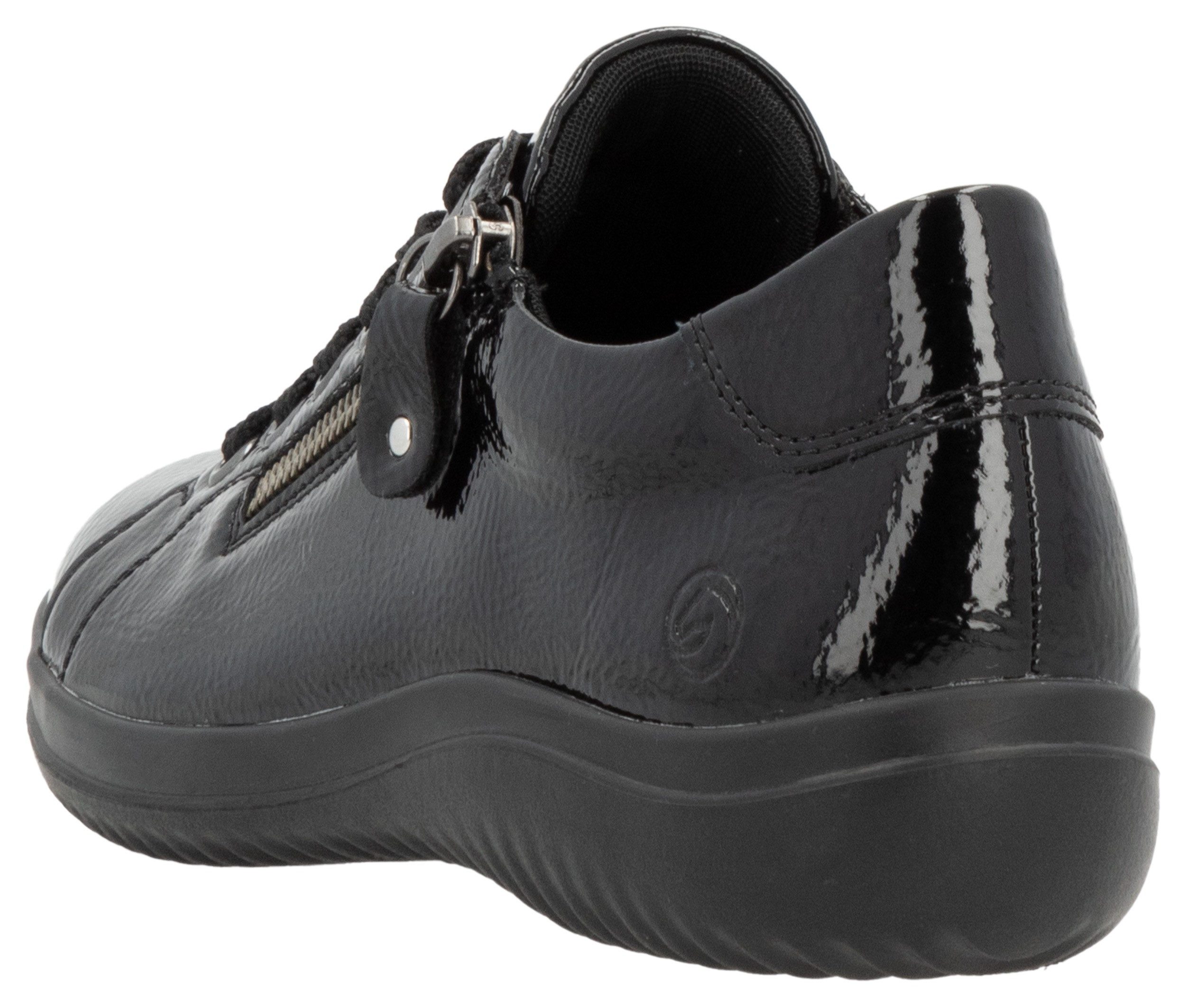 Remonte Sneakers met sleehak vrijetijdsschoen, lage schoen, comfort schoen met uitneembare inlegzool