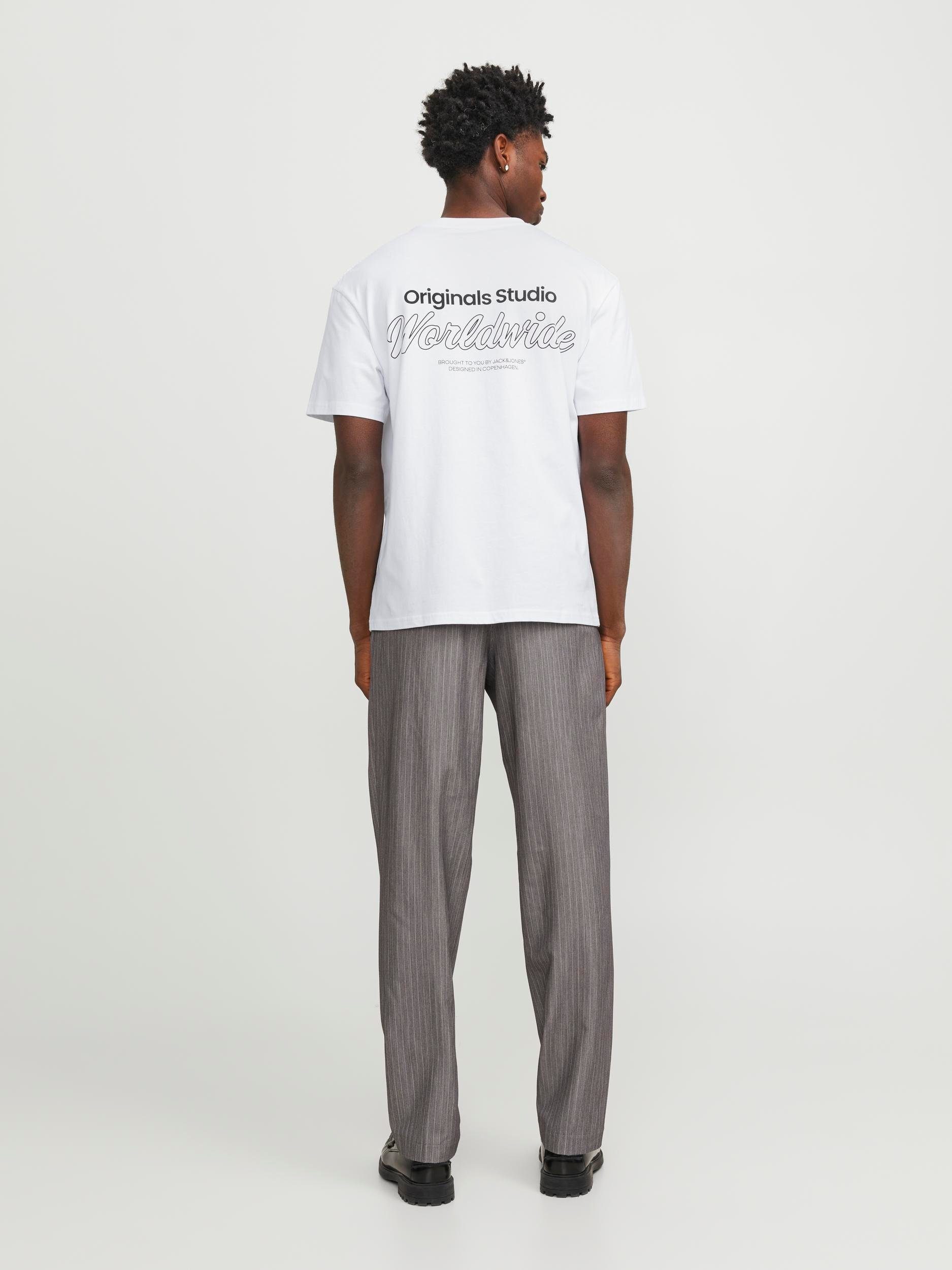 Jack & Jones Shirt met ronde hals JORVESTERBRO BACK TEE SS CREW NECK SN