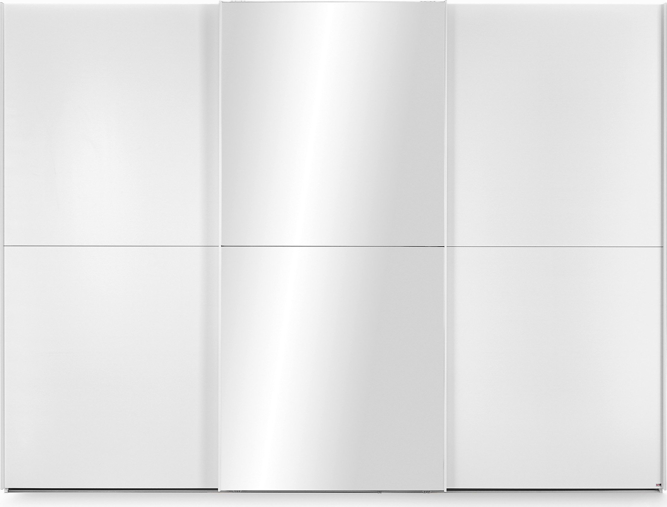 set one by Musterring Schuifdeurkast Henderson met spiegel, inclusief planken en garderobestangen