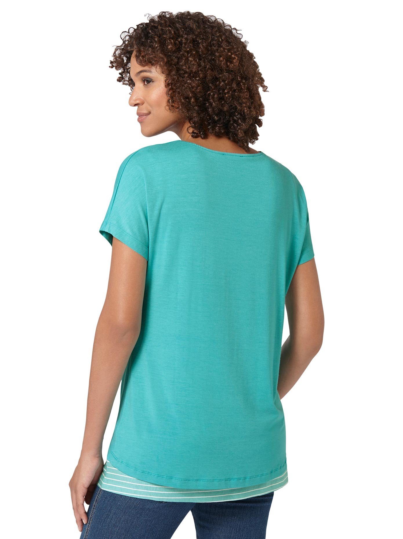 Casual Looks 2-in-1-shirt Shirt + top (1-delig)