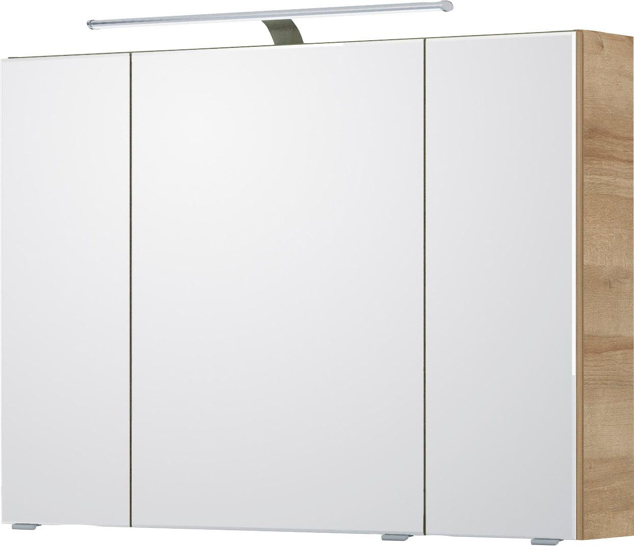 Saphir Spiegelkast 6005 Sprint badkamermeubel, 3 spiegeldeuren, 6 legplanken, 98 cm breed