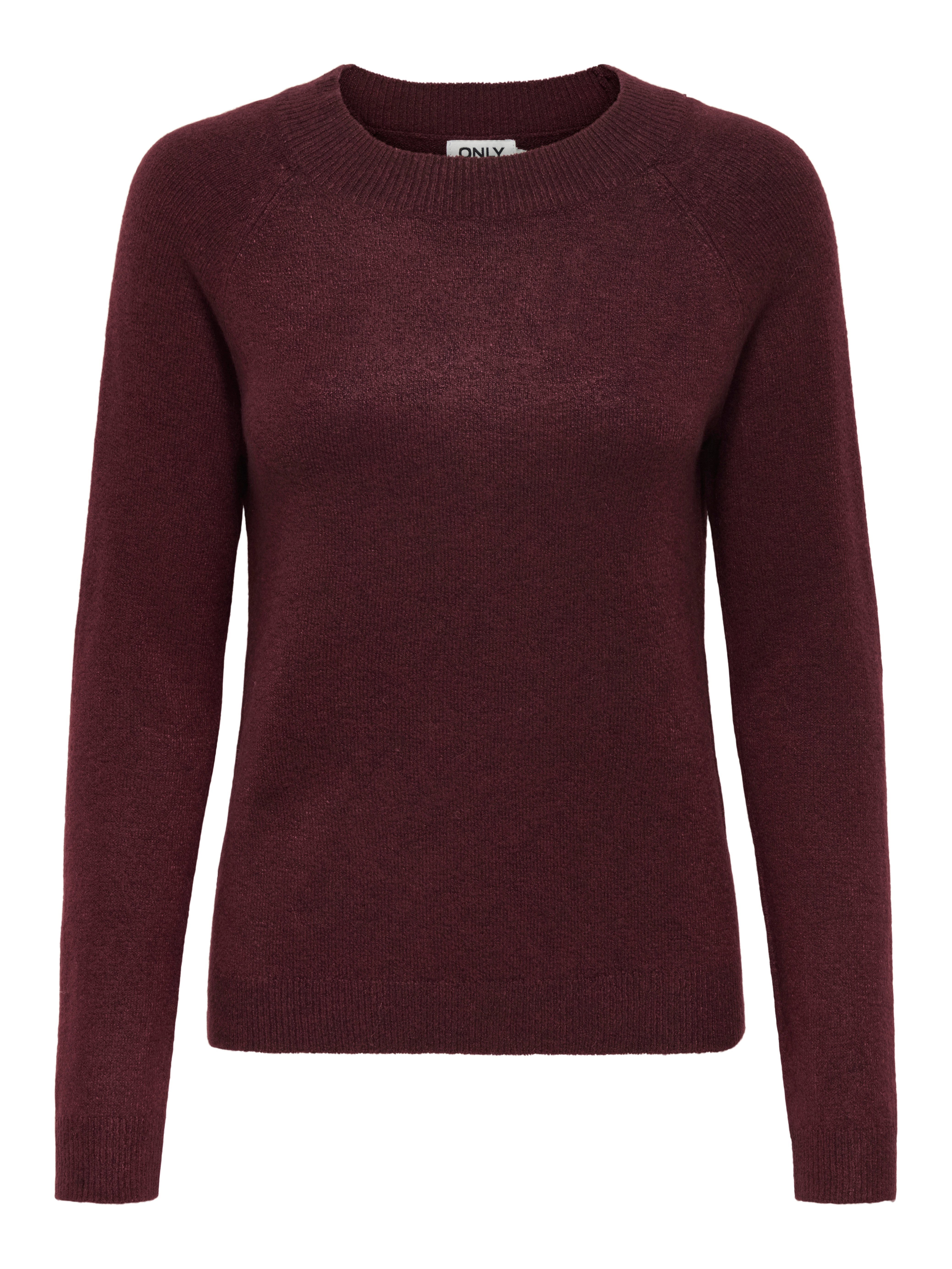 Only Trui met ronde hals ONLRICA LIFE L/S PULLOVER KNT NOOS