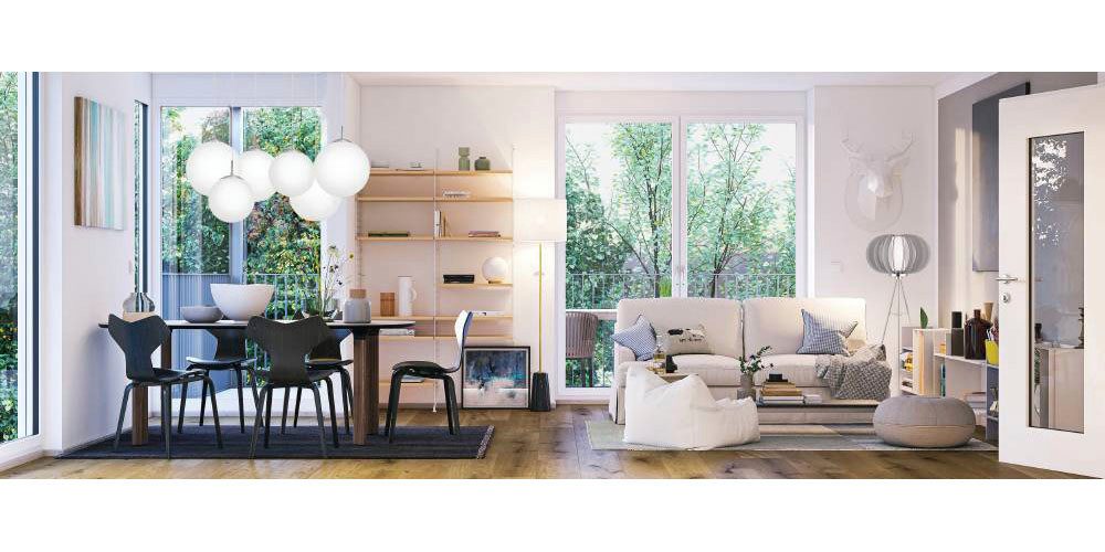 EGLO Hanglamp RONDO hanglamp, metaal in zilver, glas in opaal mat wit, E27