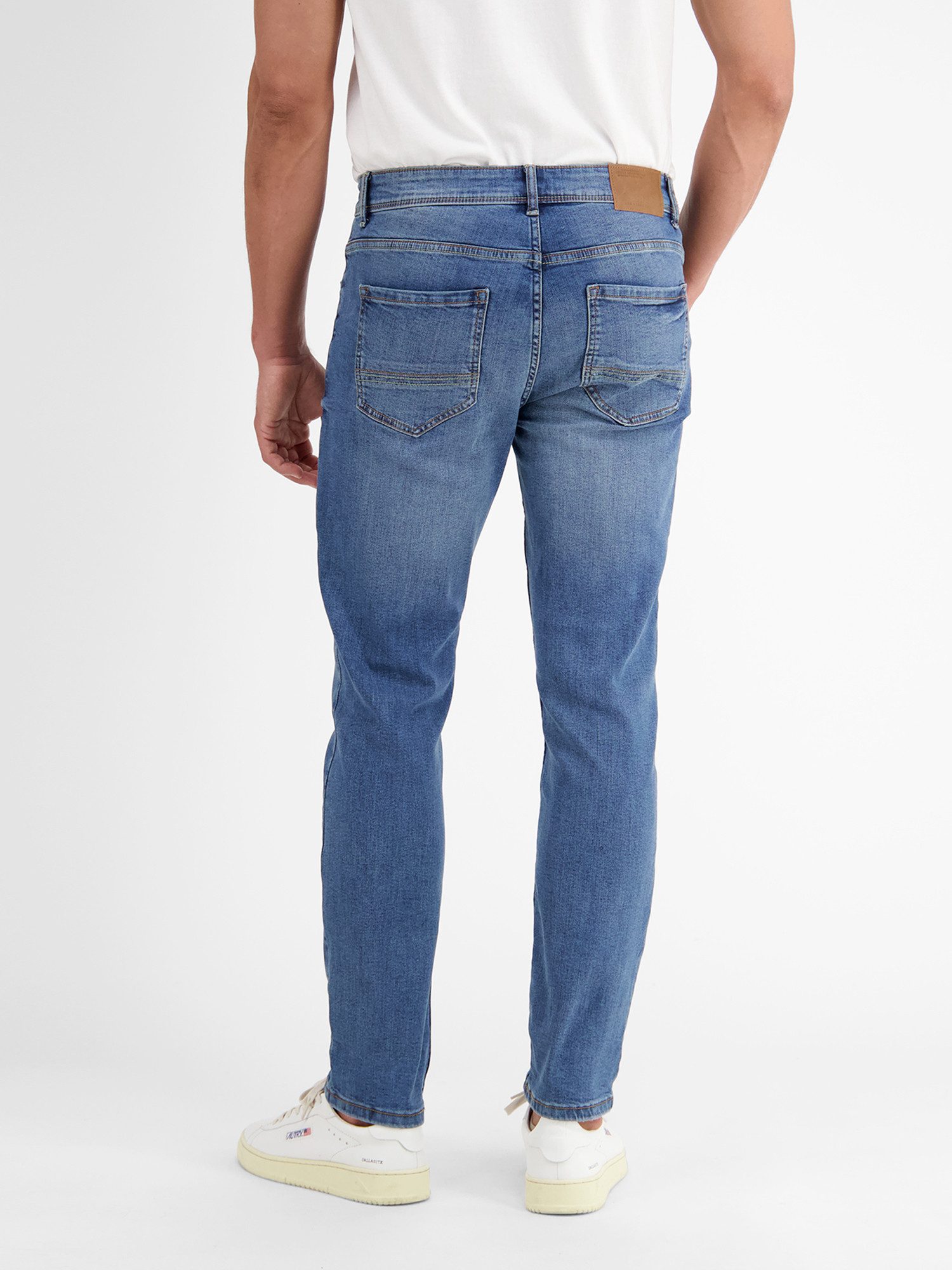 Lerros Relaxbroek LERROS BAXTER 5-Pocket-denim, RELAXED FIT, effen