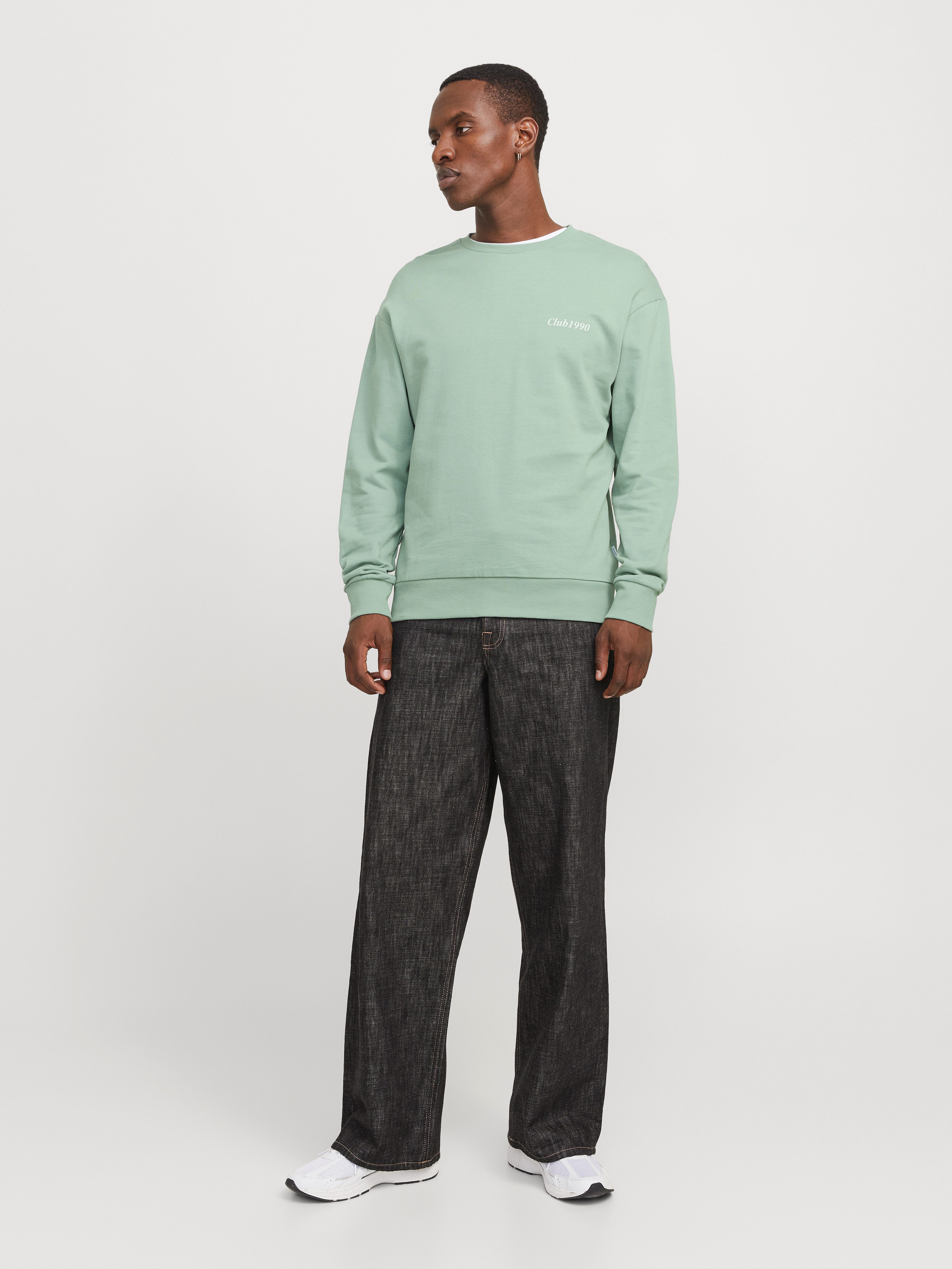 Jack & Jones Sweatshirt JJEBRADLEY GRAPHIC SWEAT CREW NOOS