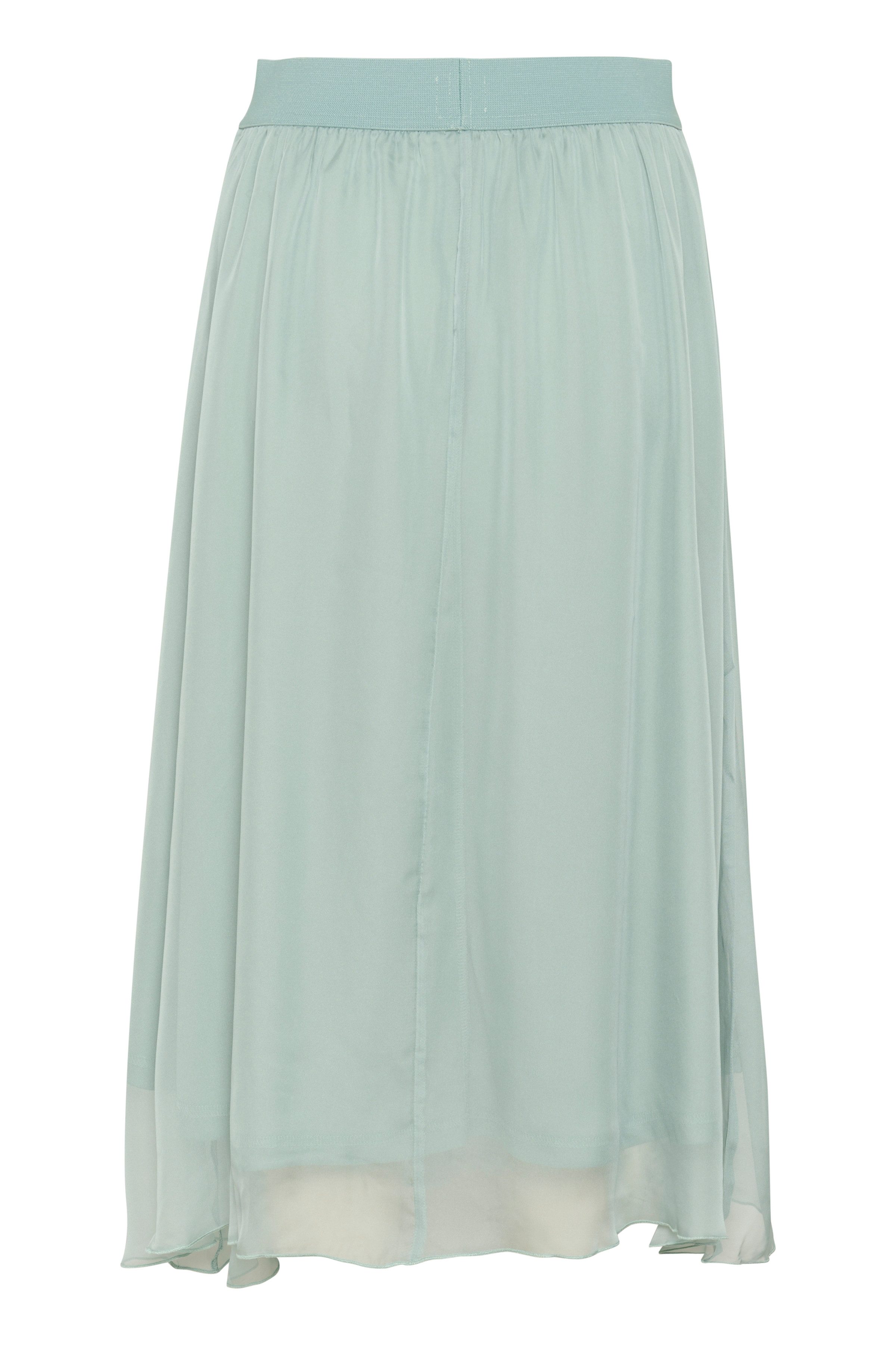 Saint Tropez Midirok CoralSZ Skirt gemaakt van chiffon