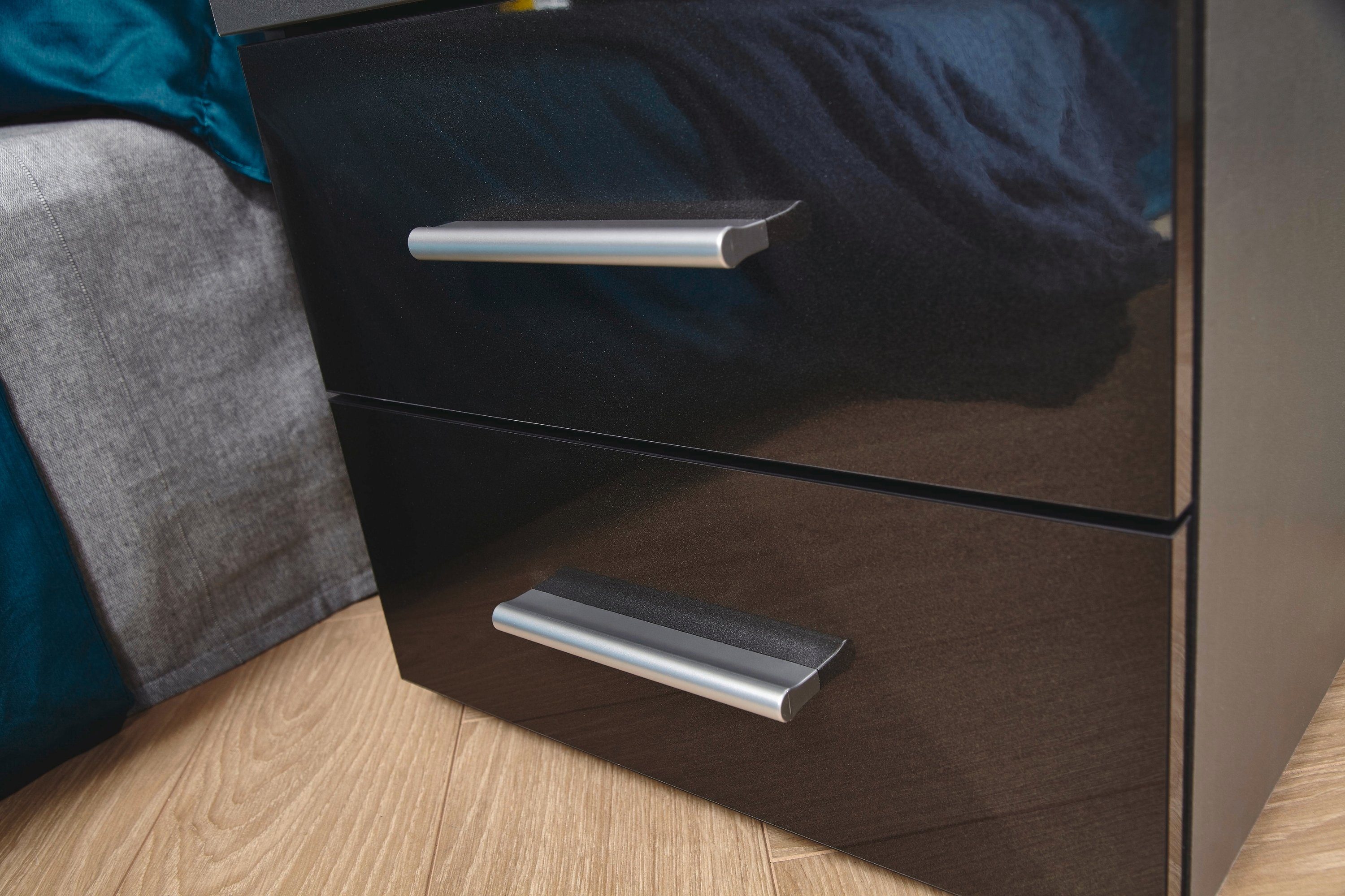 rauch Nachtkastje Base set van 2, optioneel met modern hoogglanzend front (set)