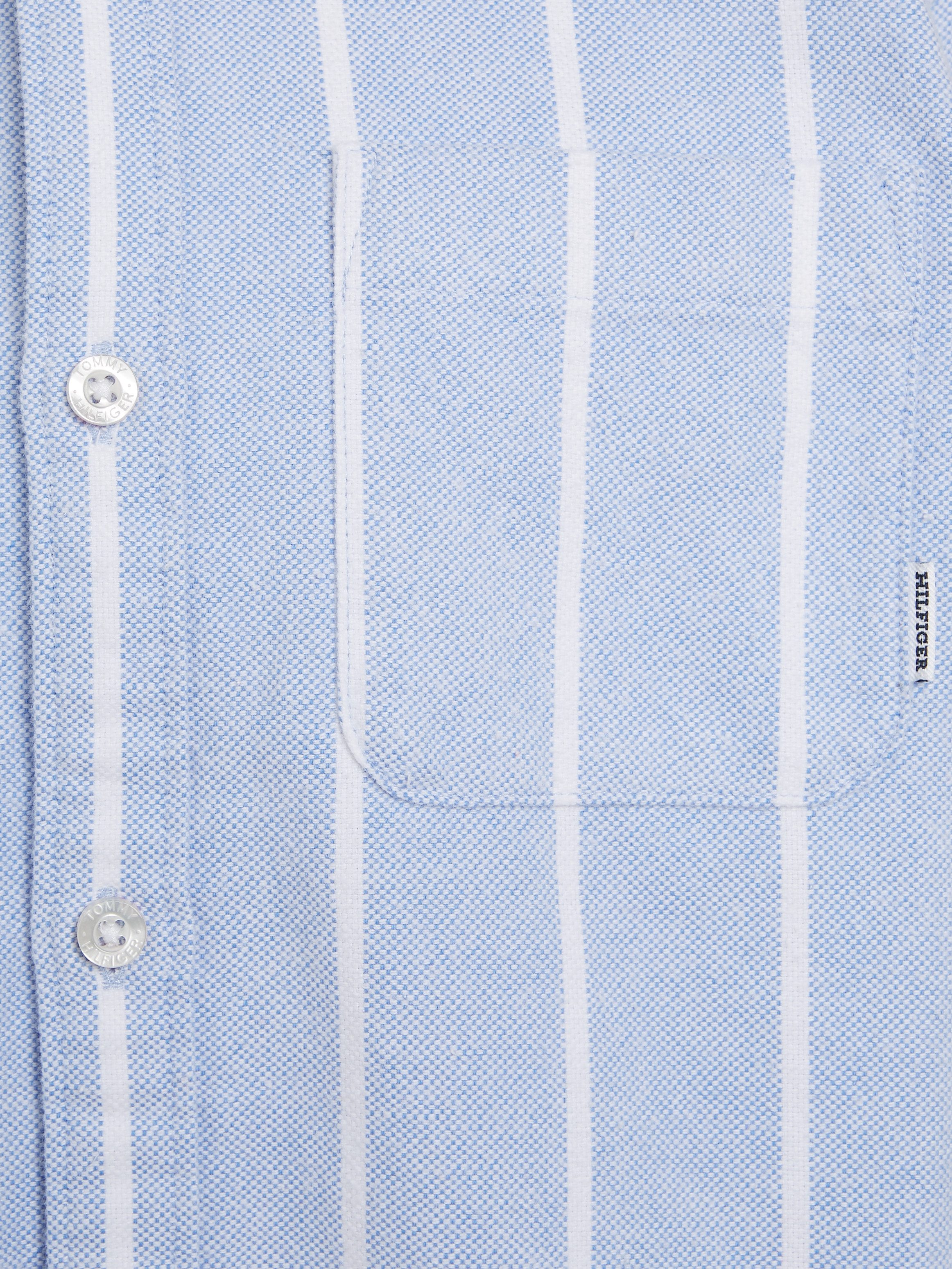Tommy Hilfiger Overhemd met lange mouwen MONOTYPE STRIPES SHIRT LS Kinderen tot 16 jaar met logo-opdruk