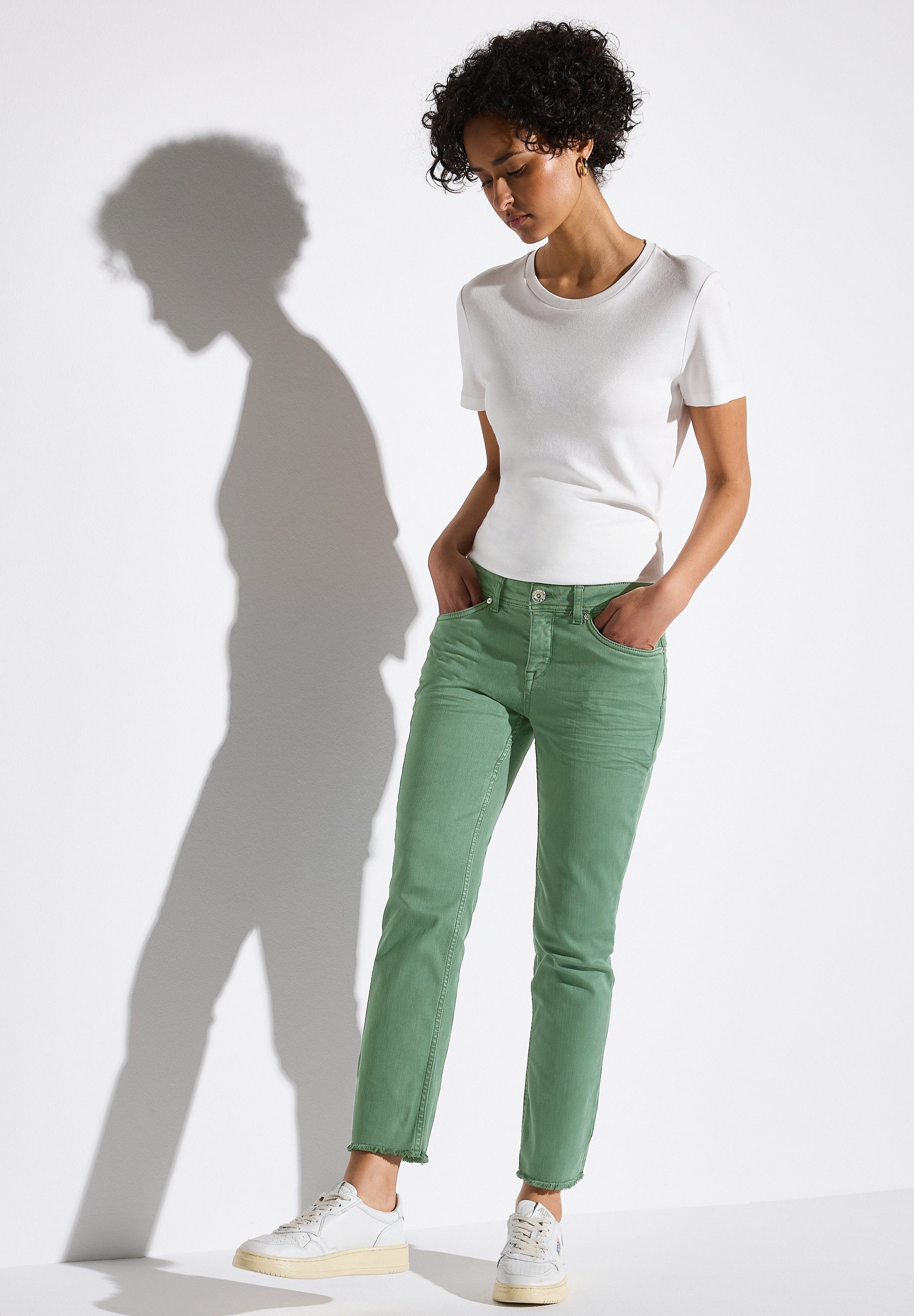 STREET ONE 5-pocket jeans met stretch