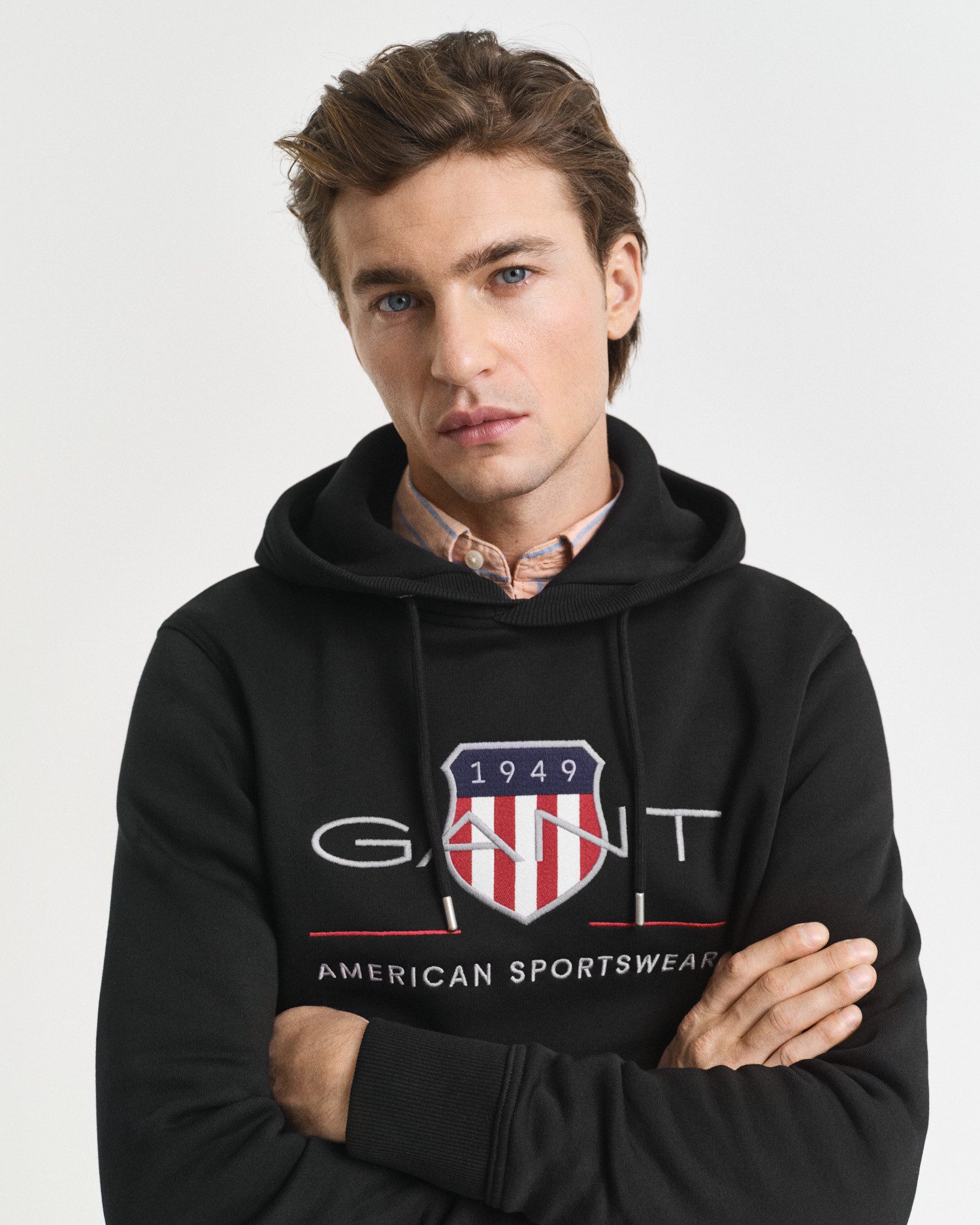 Gant Hoodie REG ARCHIVE SHIELD HOODIE met modieuze logo-borduursel op de borst