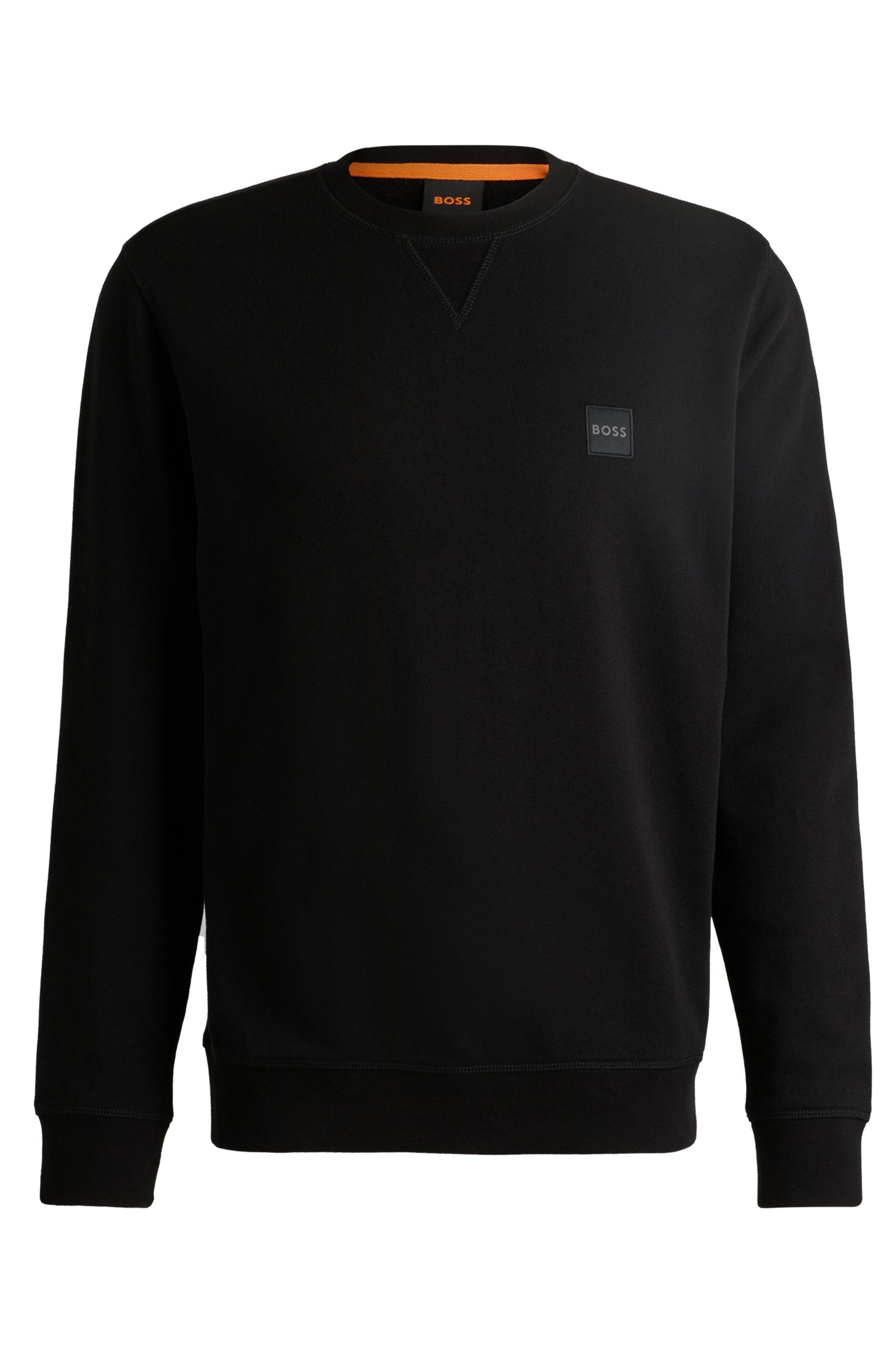 Boss Orange Sweatshirt Westart met boss logo-patch