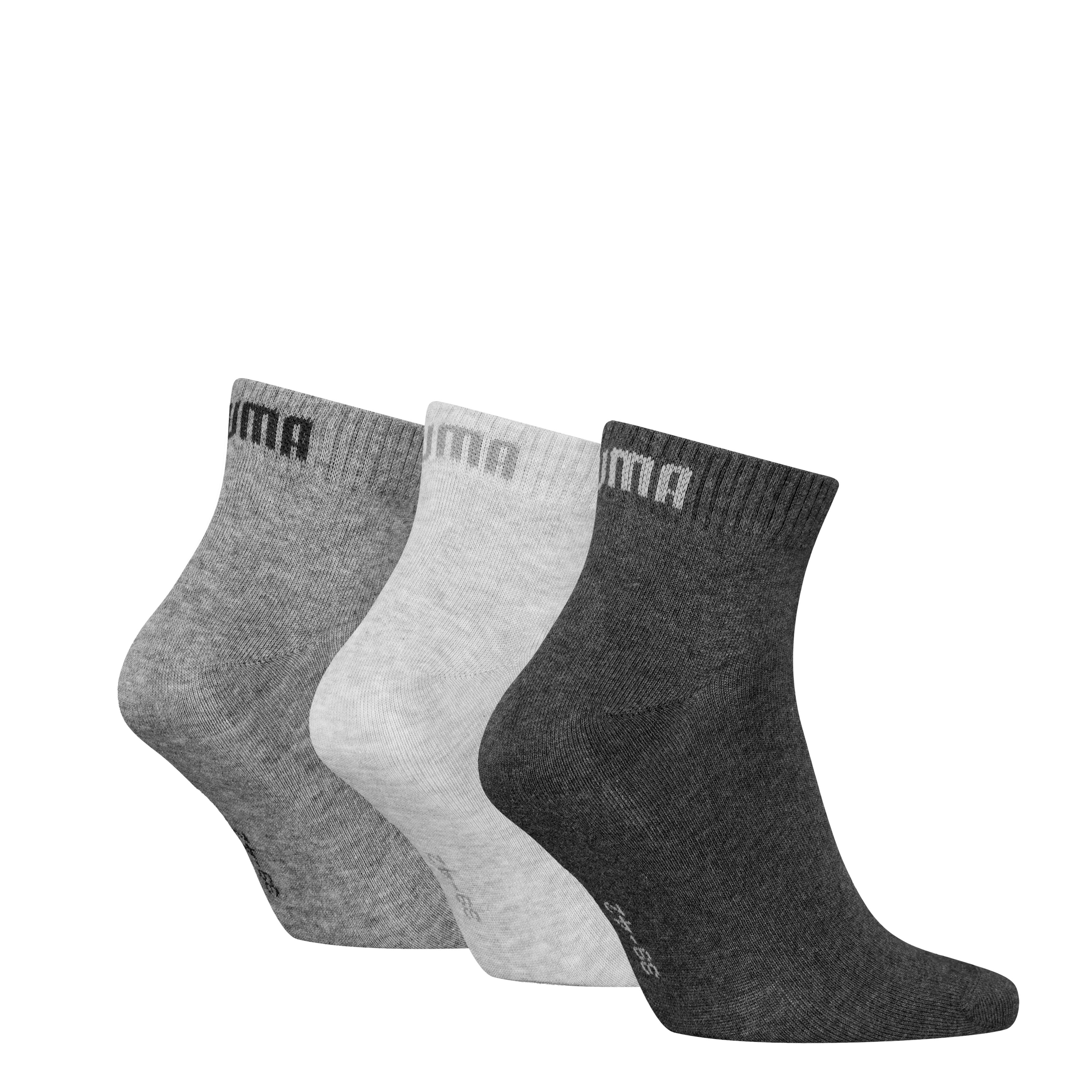 PUMA Korte sokken PUMA UNISEX QUARTER PLAIN 3P (3 paar, 3 paar)